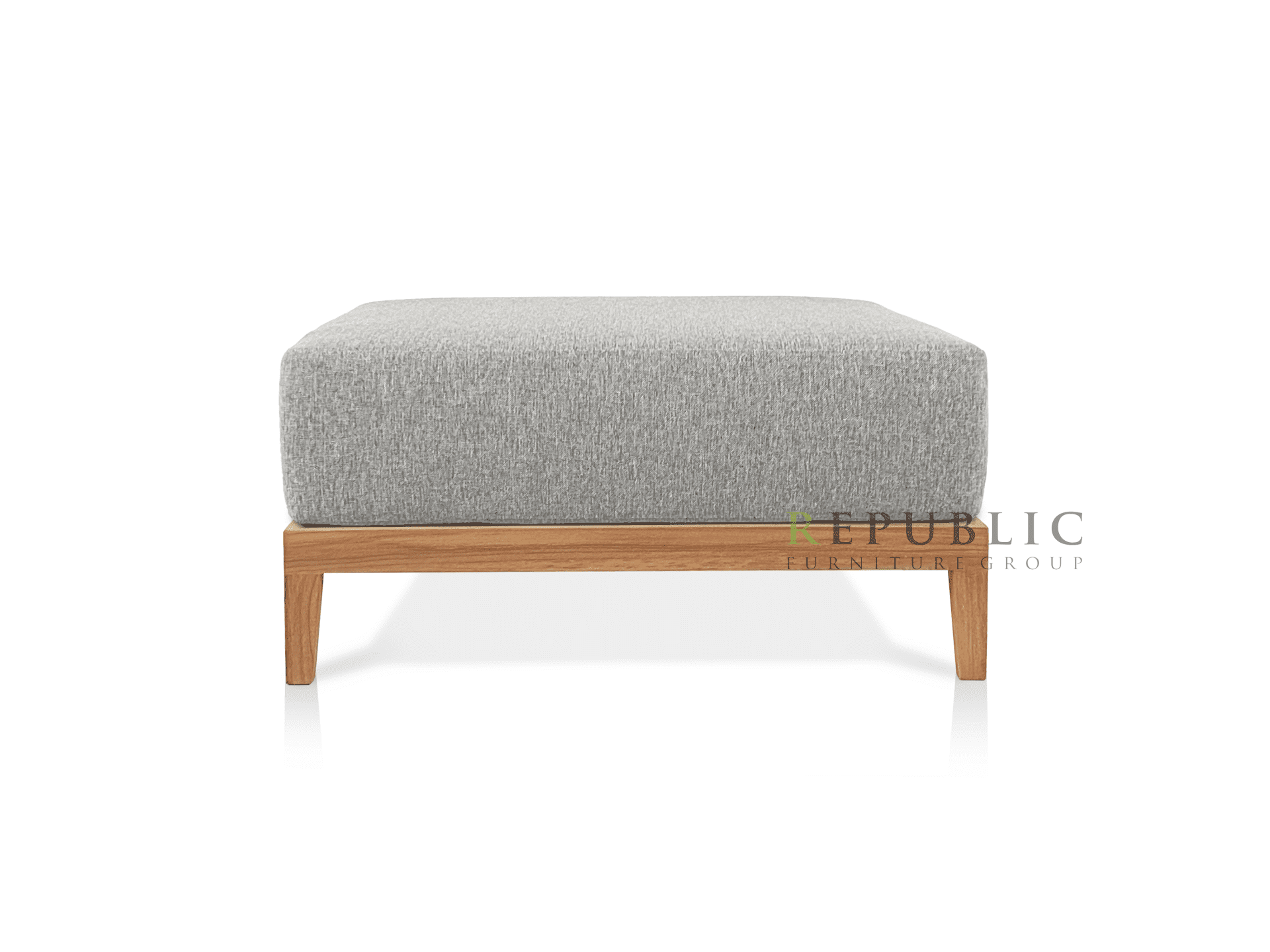 Teak Outdoor Ottoman Gamel