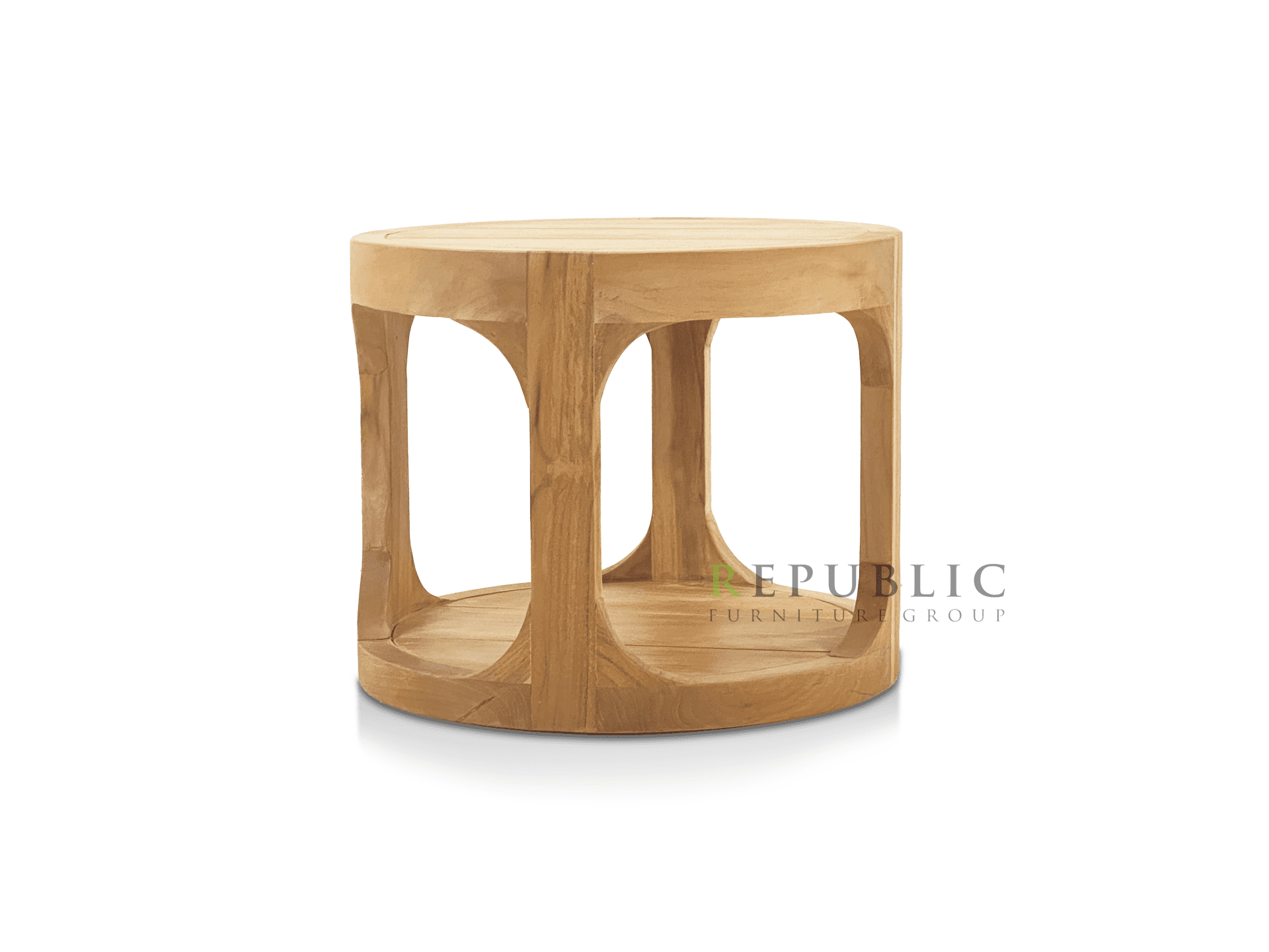teak side table