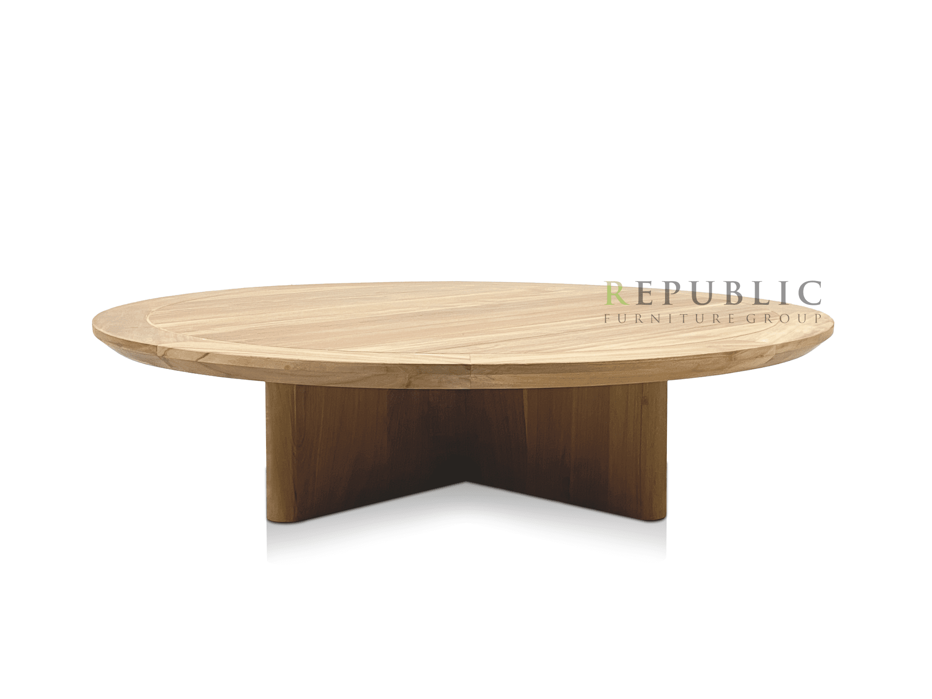 Teak Outdoor Round Coffee Table Gamel