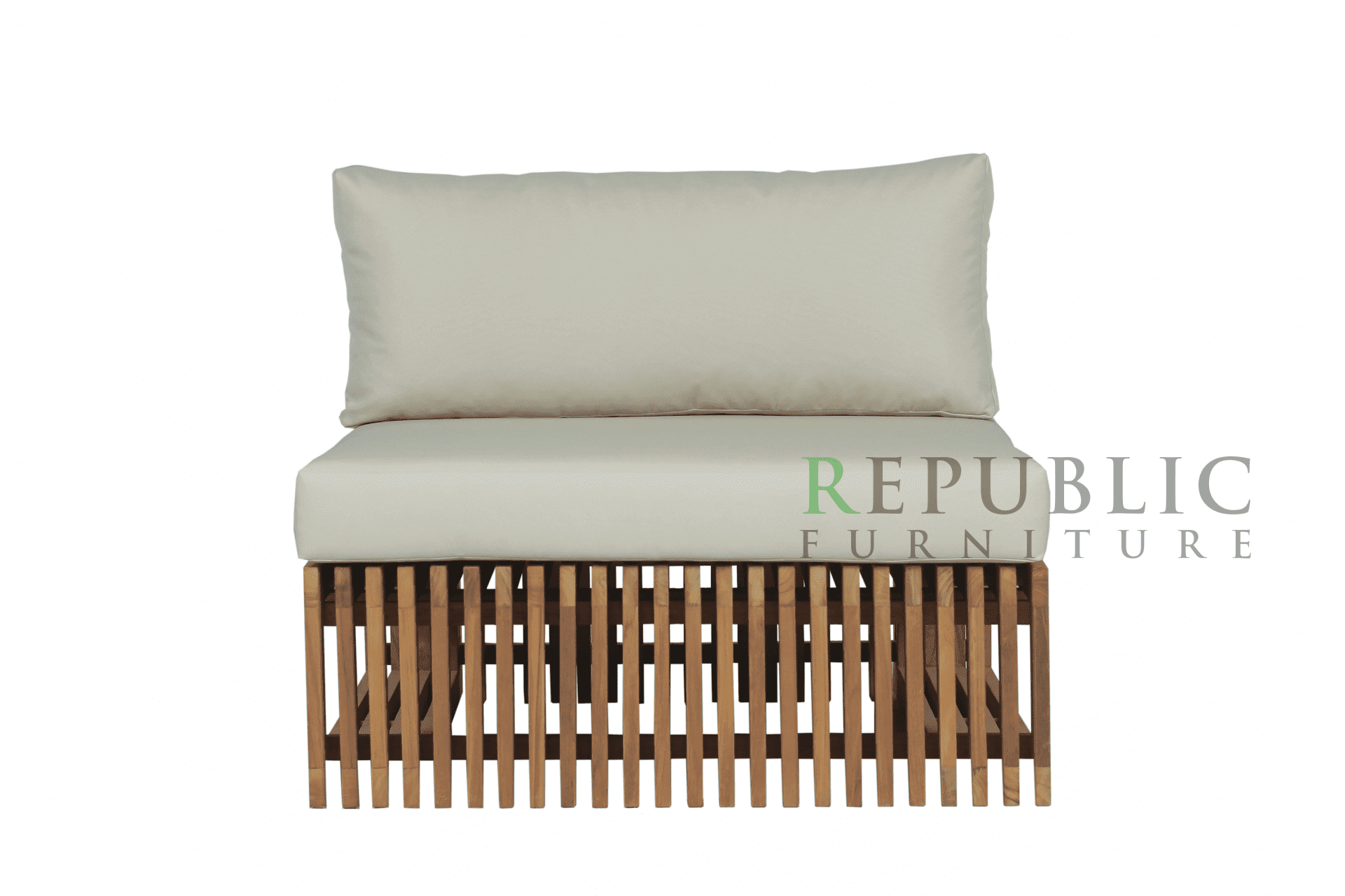 Teak Outdoor Center Seat Deep Seating Geneve