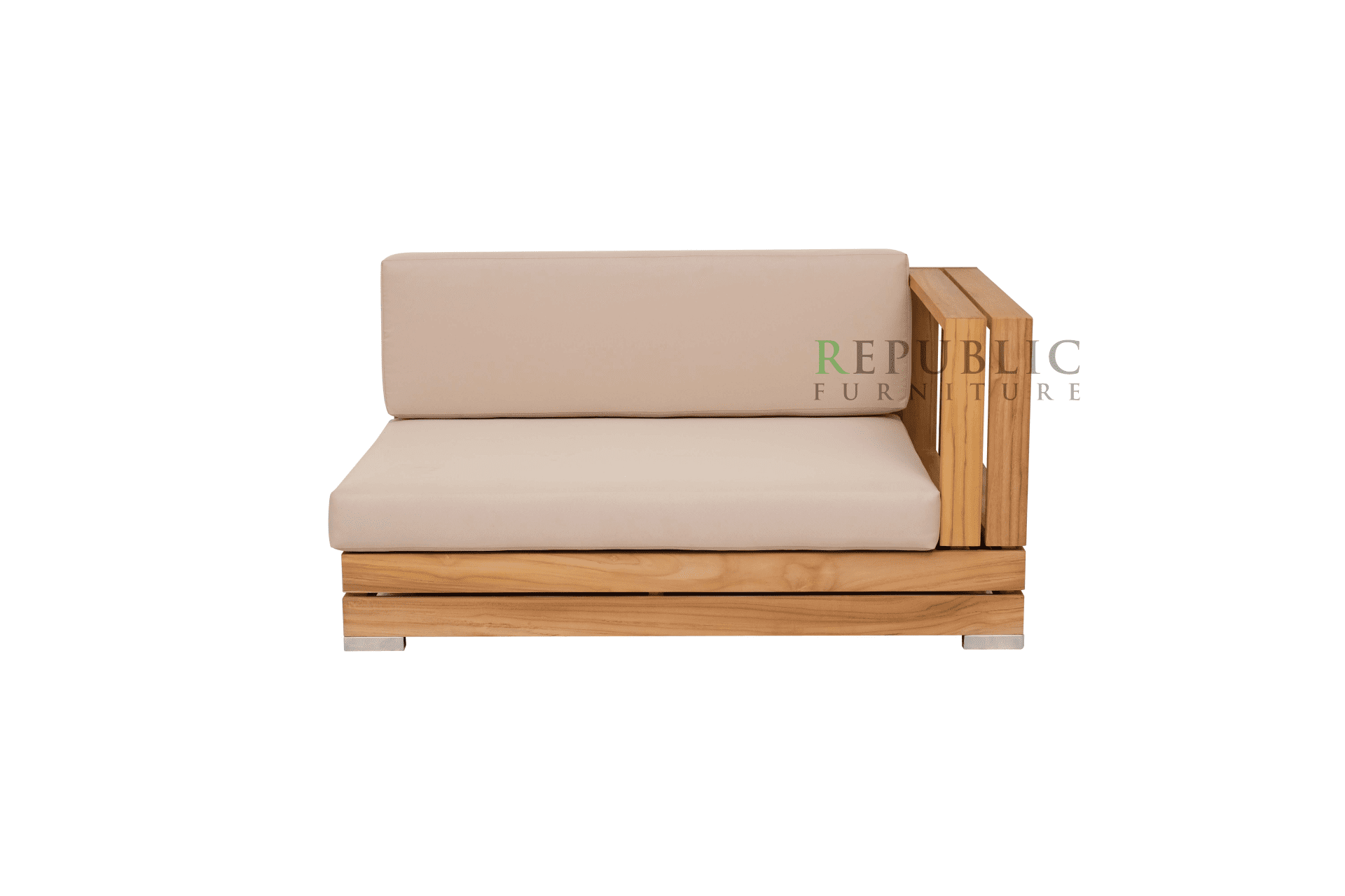 Teak Outdoor Left Deep Seating Korsika