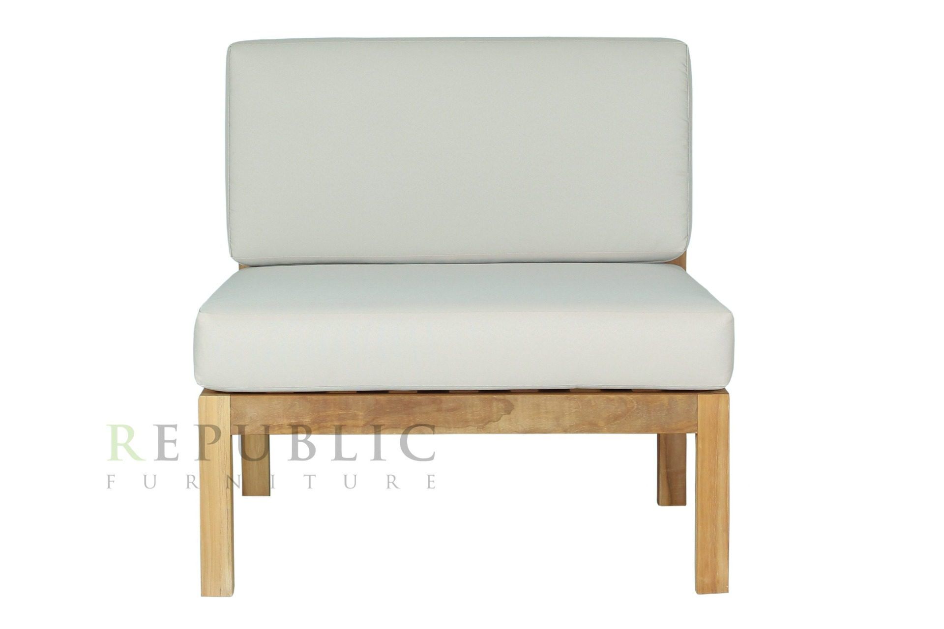 Teak Outdoor Center Deep Seater Sofa Vista