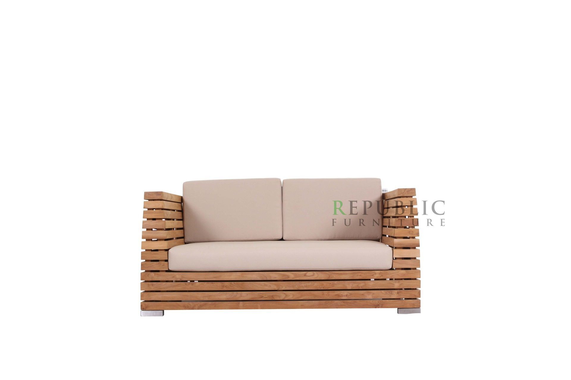 Teak Outdoor Double Deep Seating Picardi