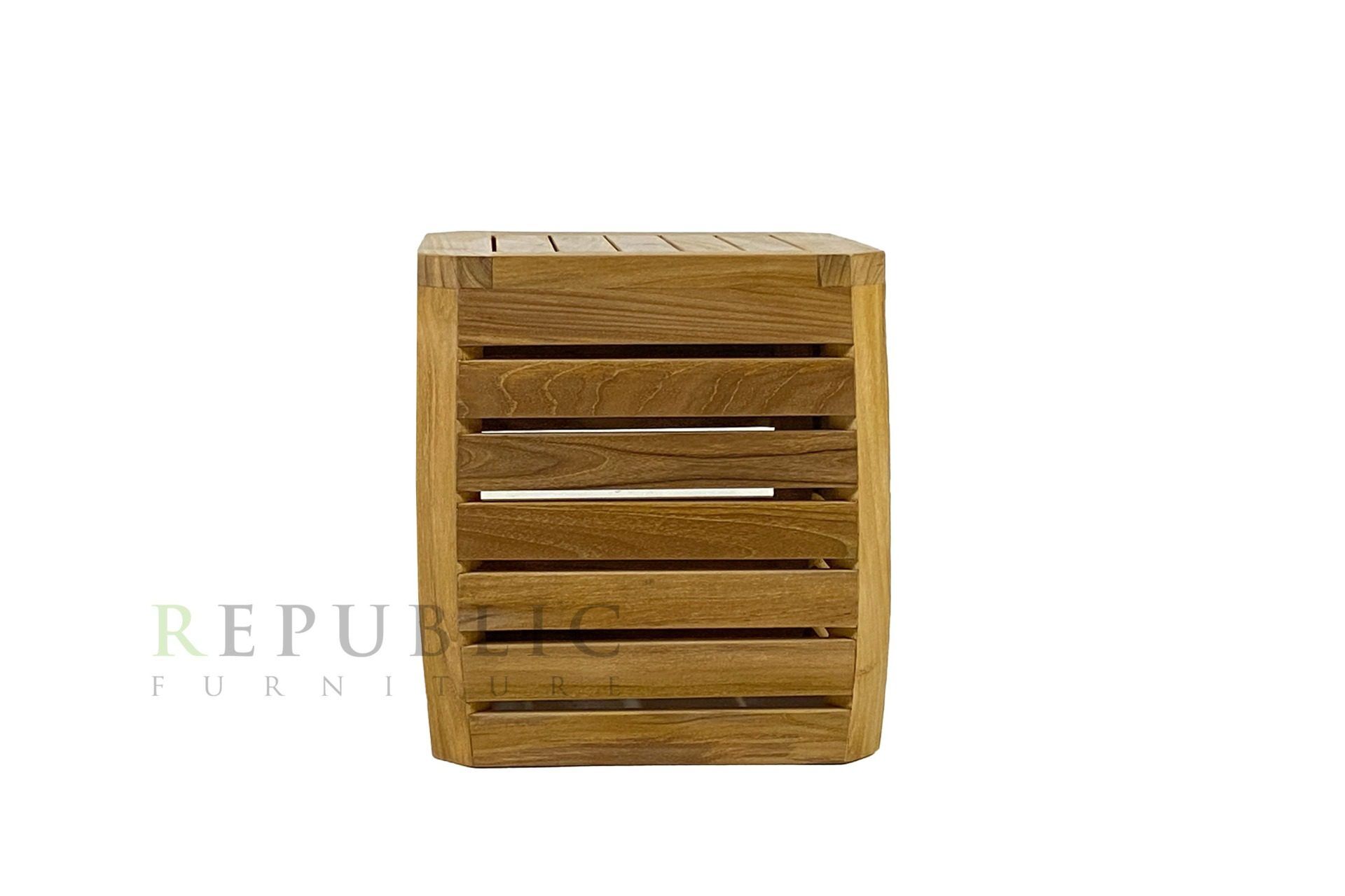 Teak Wood Outdoor Side Table Picardi