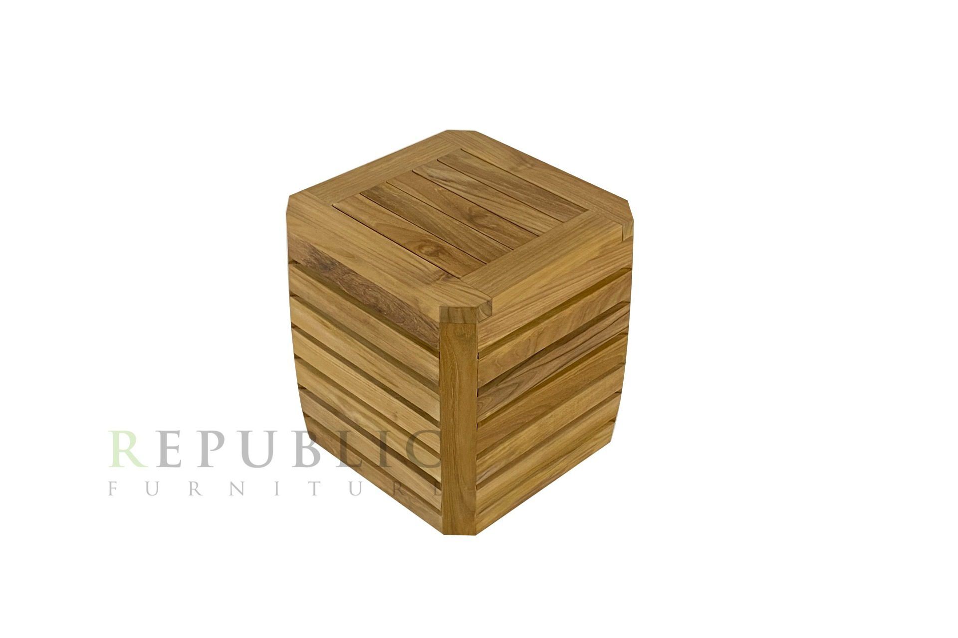 teak side table