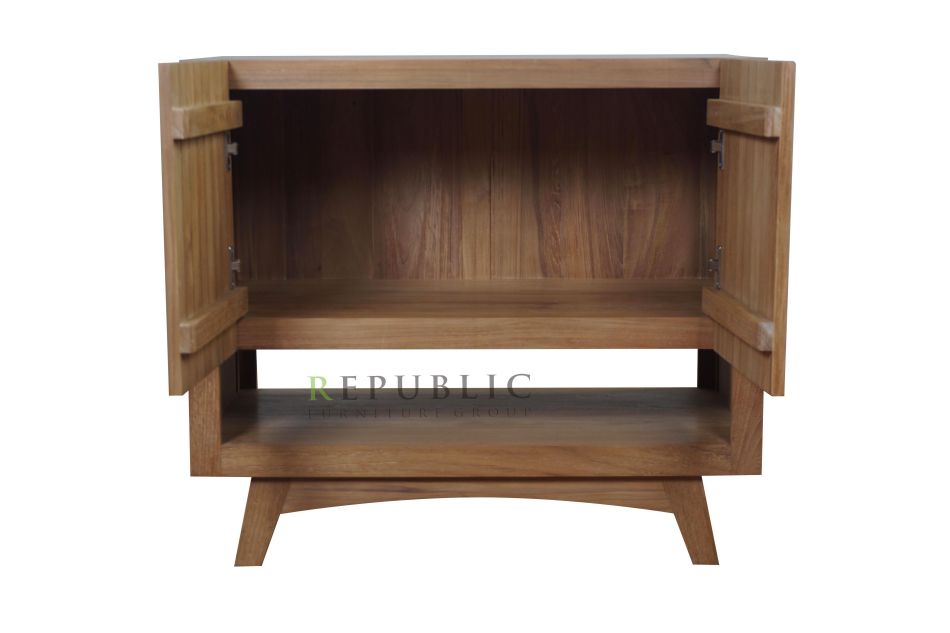 teak vanity