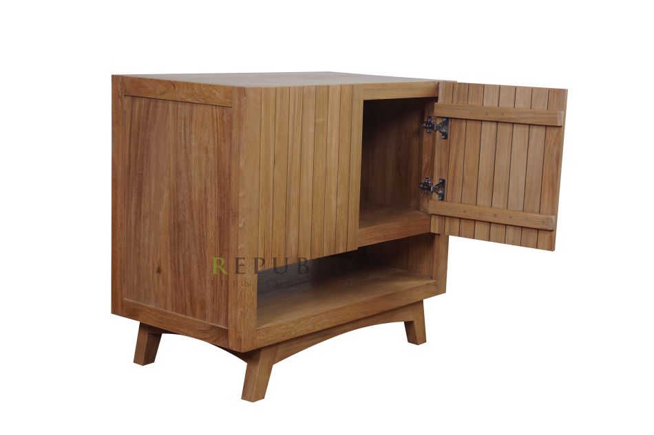 teak wood vanity