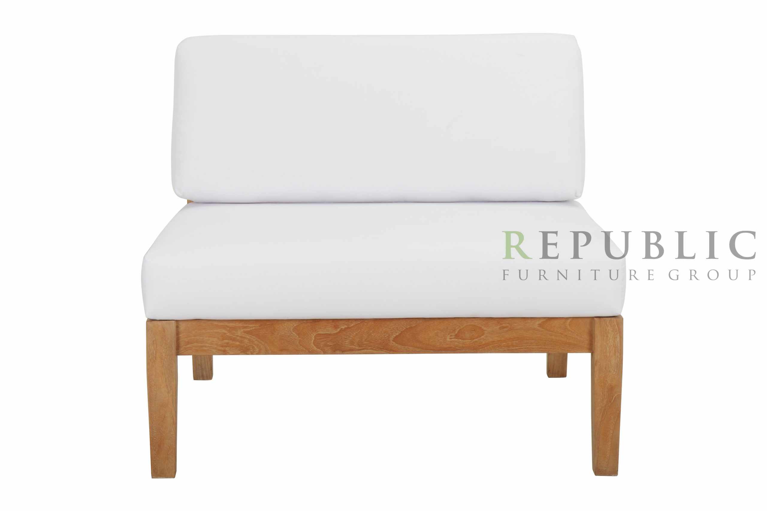 Teak Outdoor Armless Deep Seating Aurora
