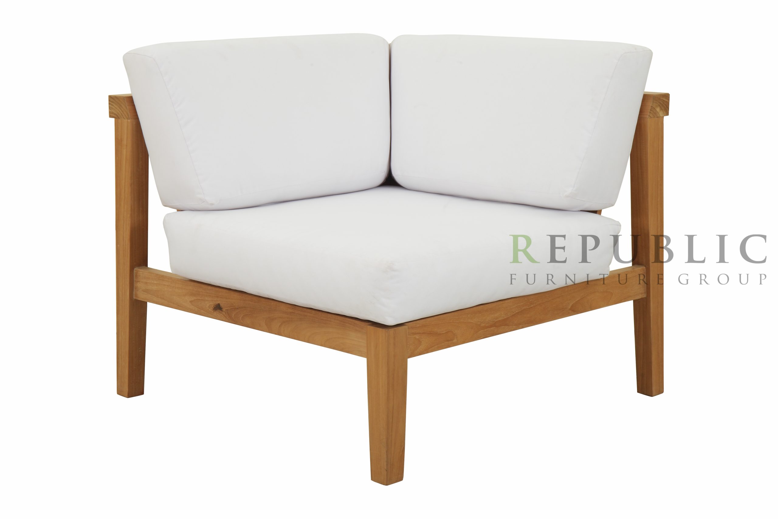 Teak Outdoor Corner Deep Seating Aurora