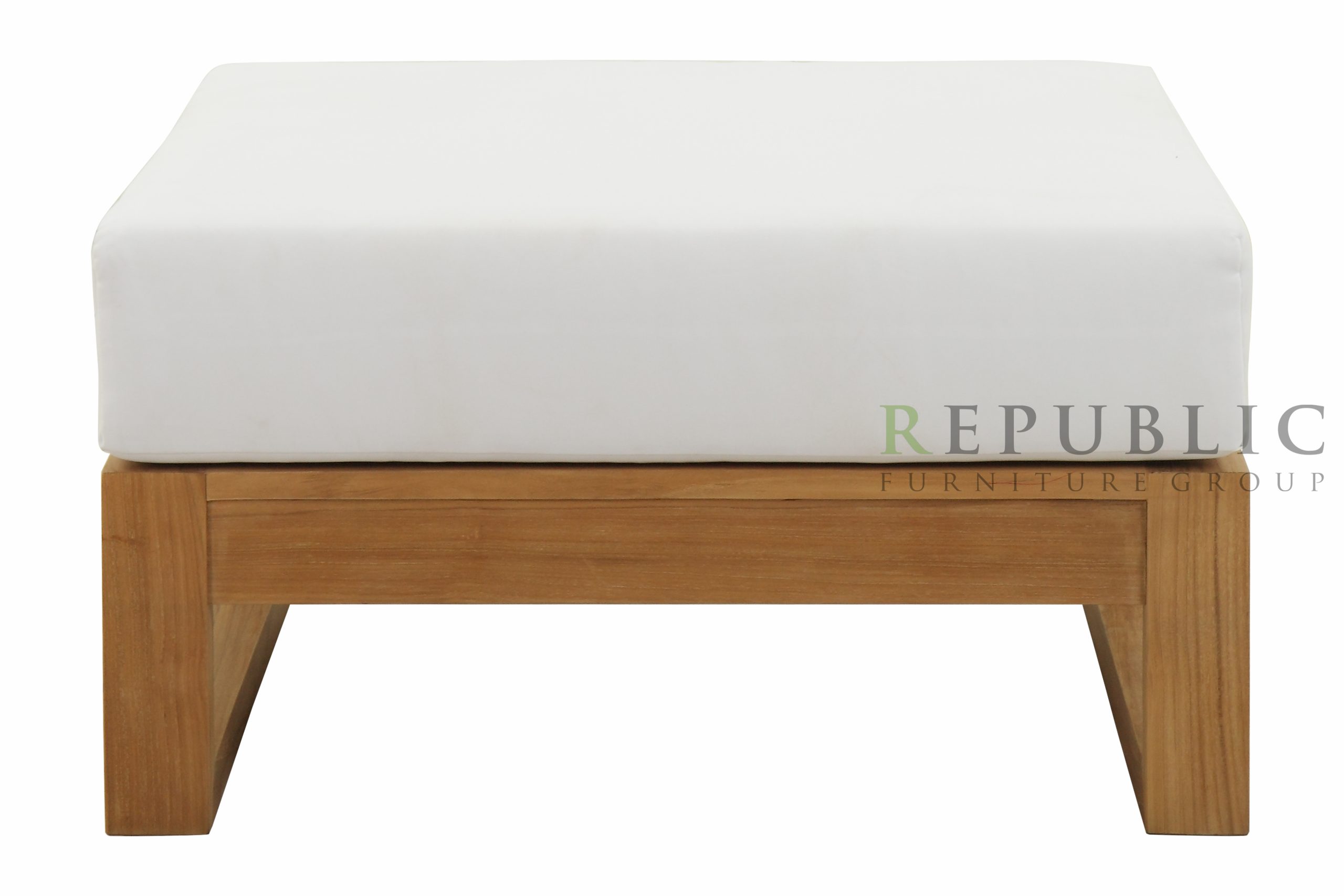 teak ottoman drenthe