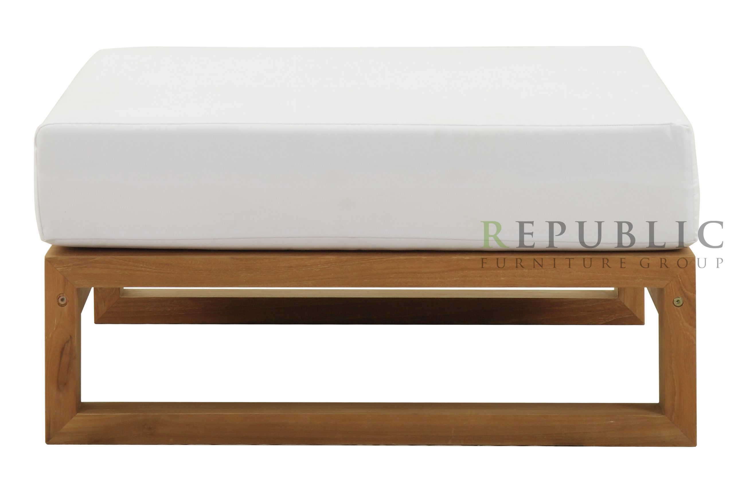 teak ottoman drenthe