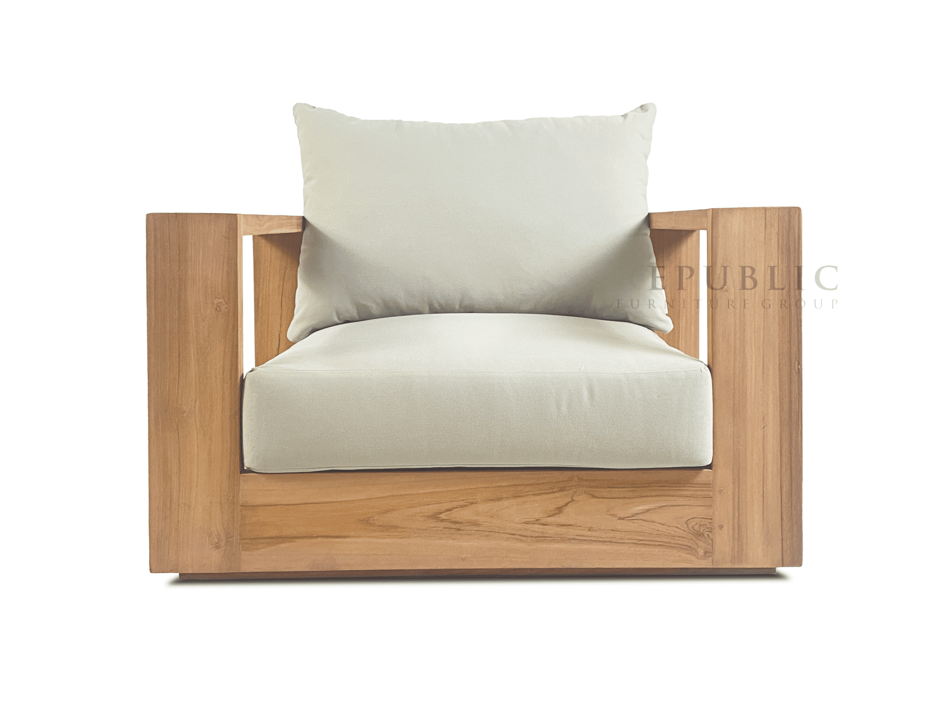 Teak Outdoor Single Deep Seating Kosa