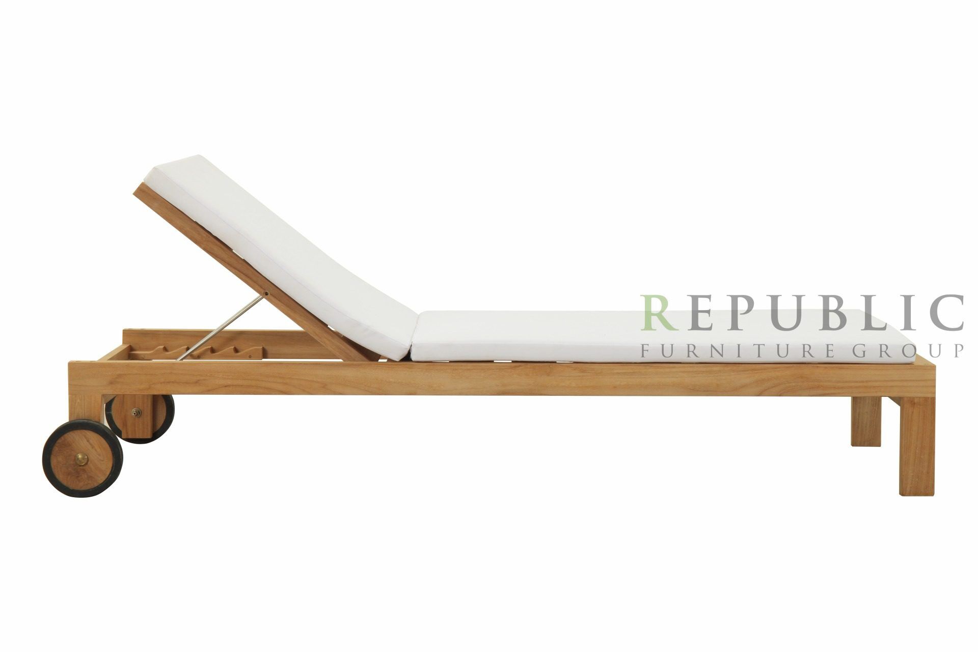 teak outdoor chaise lounge