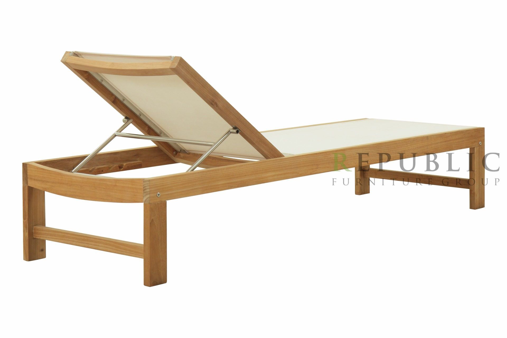 teak outdoor chaise lounge