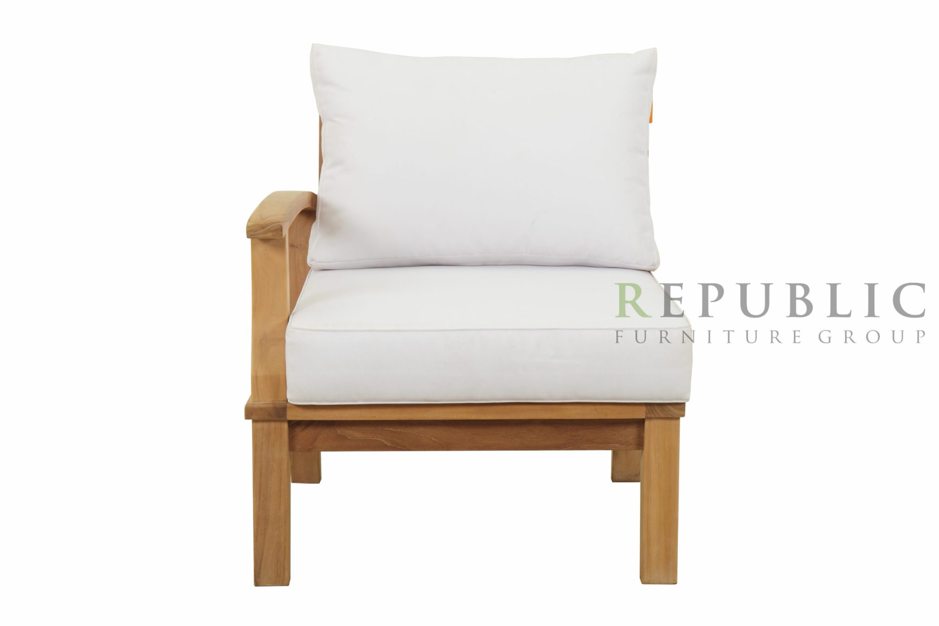 Teak Outdoor Right Single Deep Seating Puebla