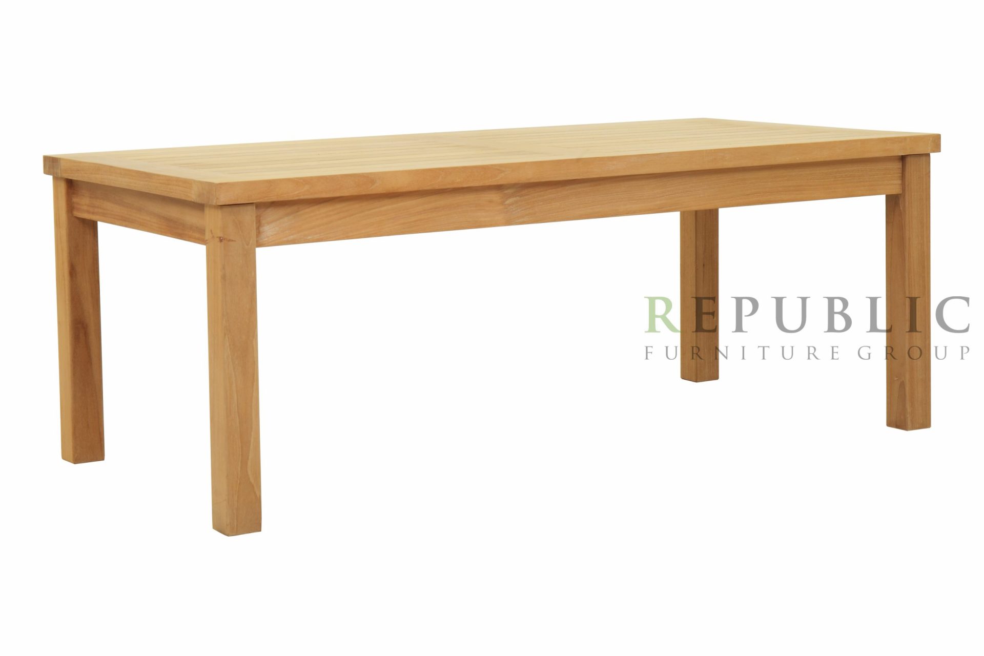 teak outdoor table