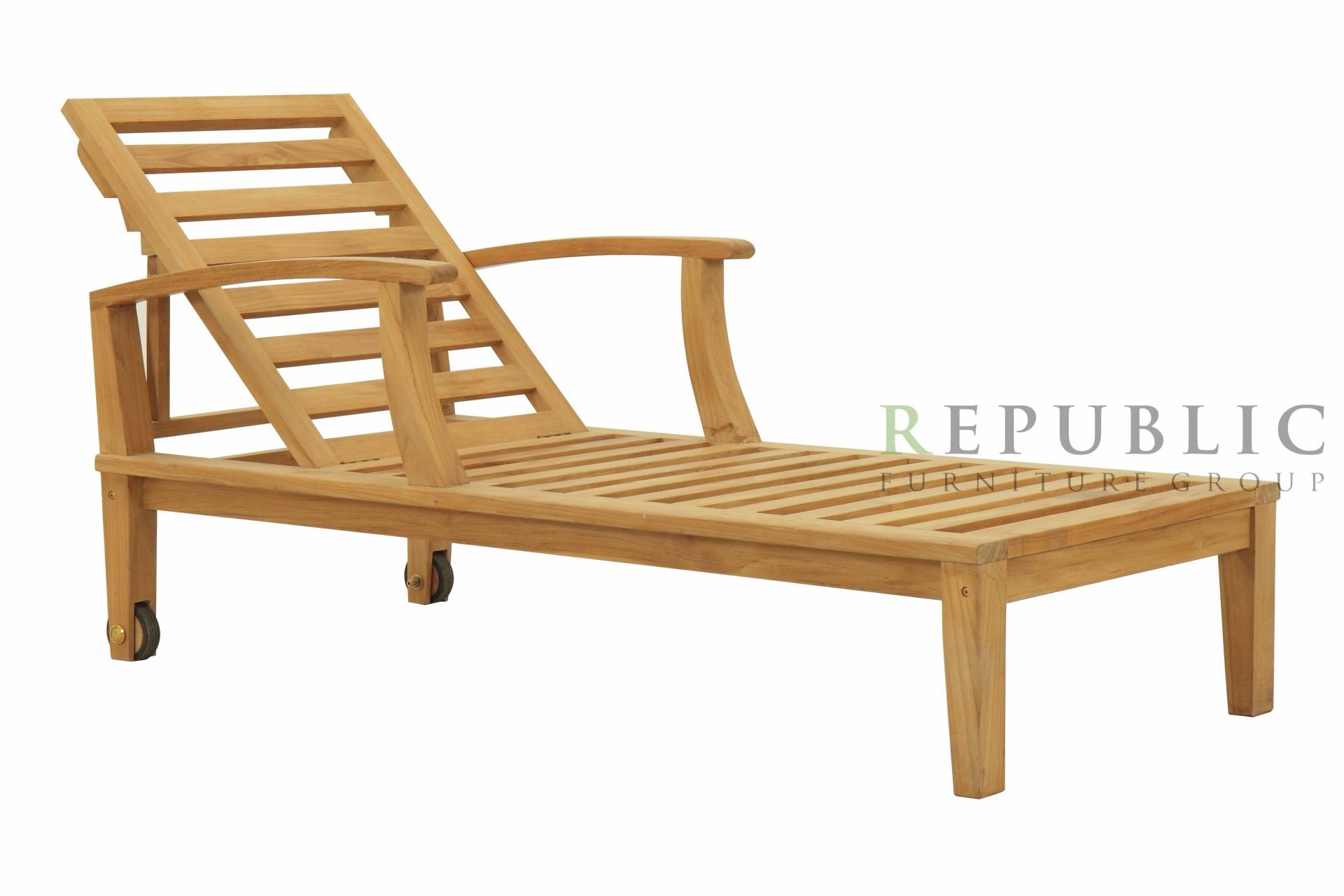 teak outdoor chaise lounge