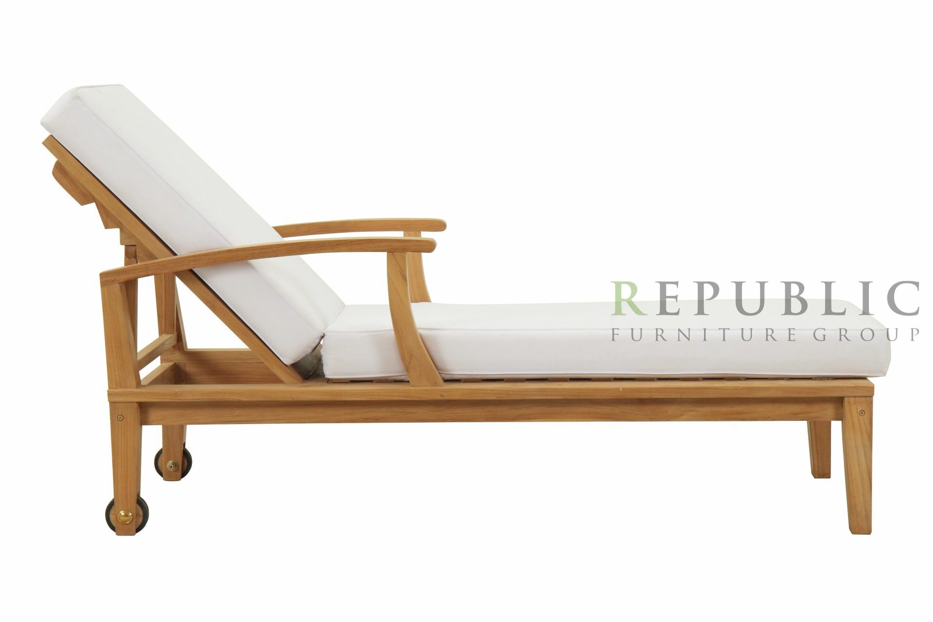 teak outdoor chaise lounge