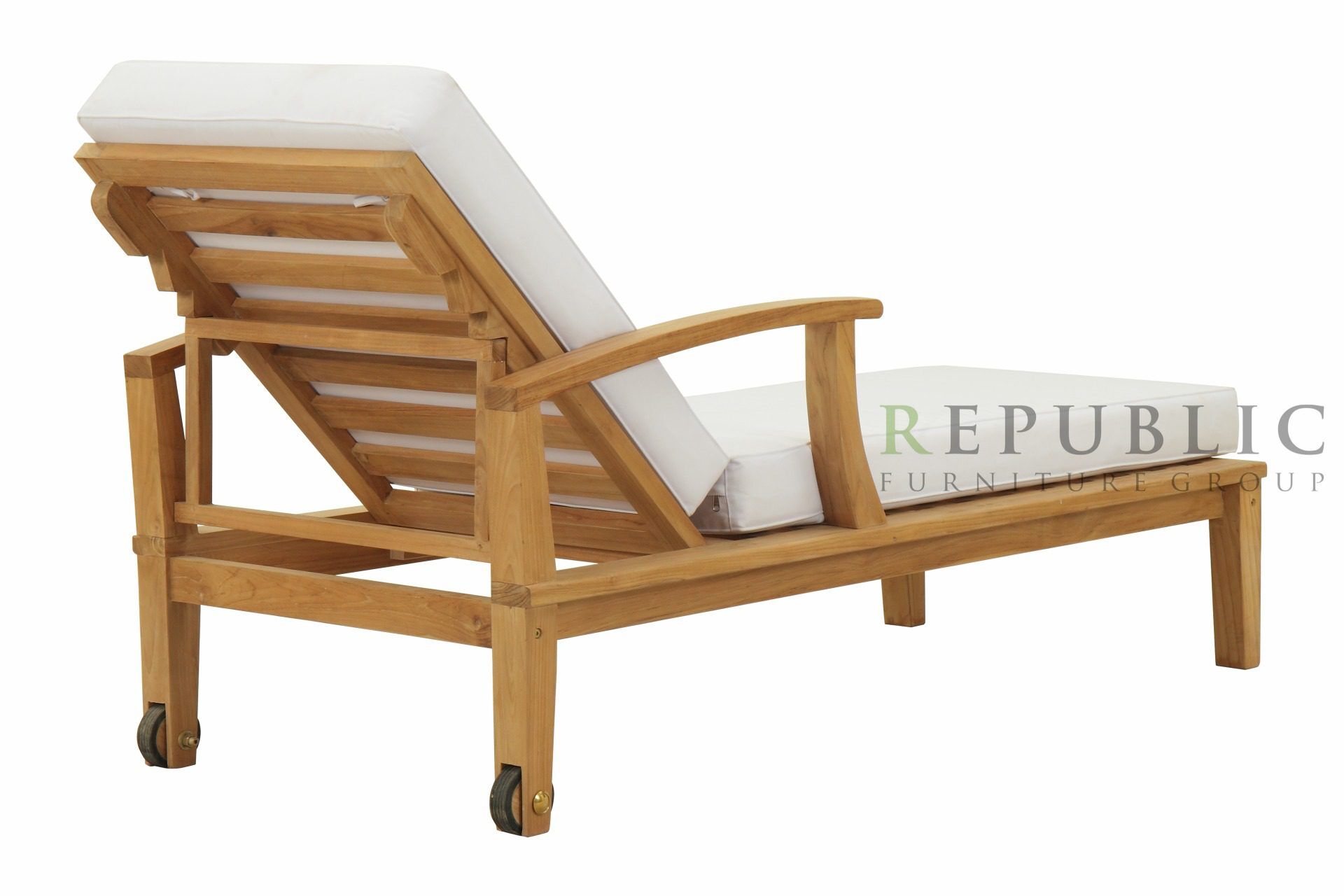 teak outdoor chaise lounge