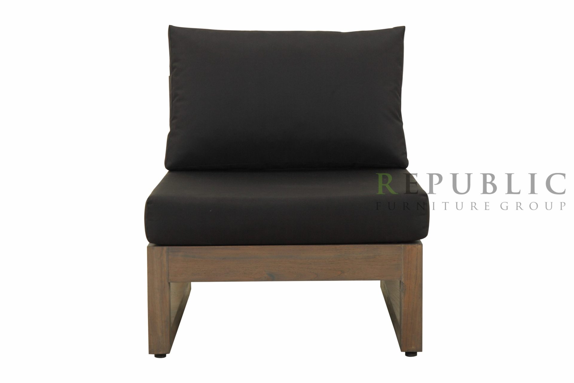 Teak Outdoor Armless Single Deep Seating Ventura