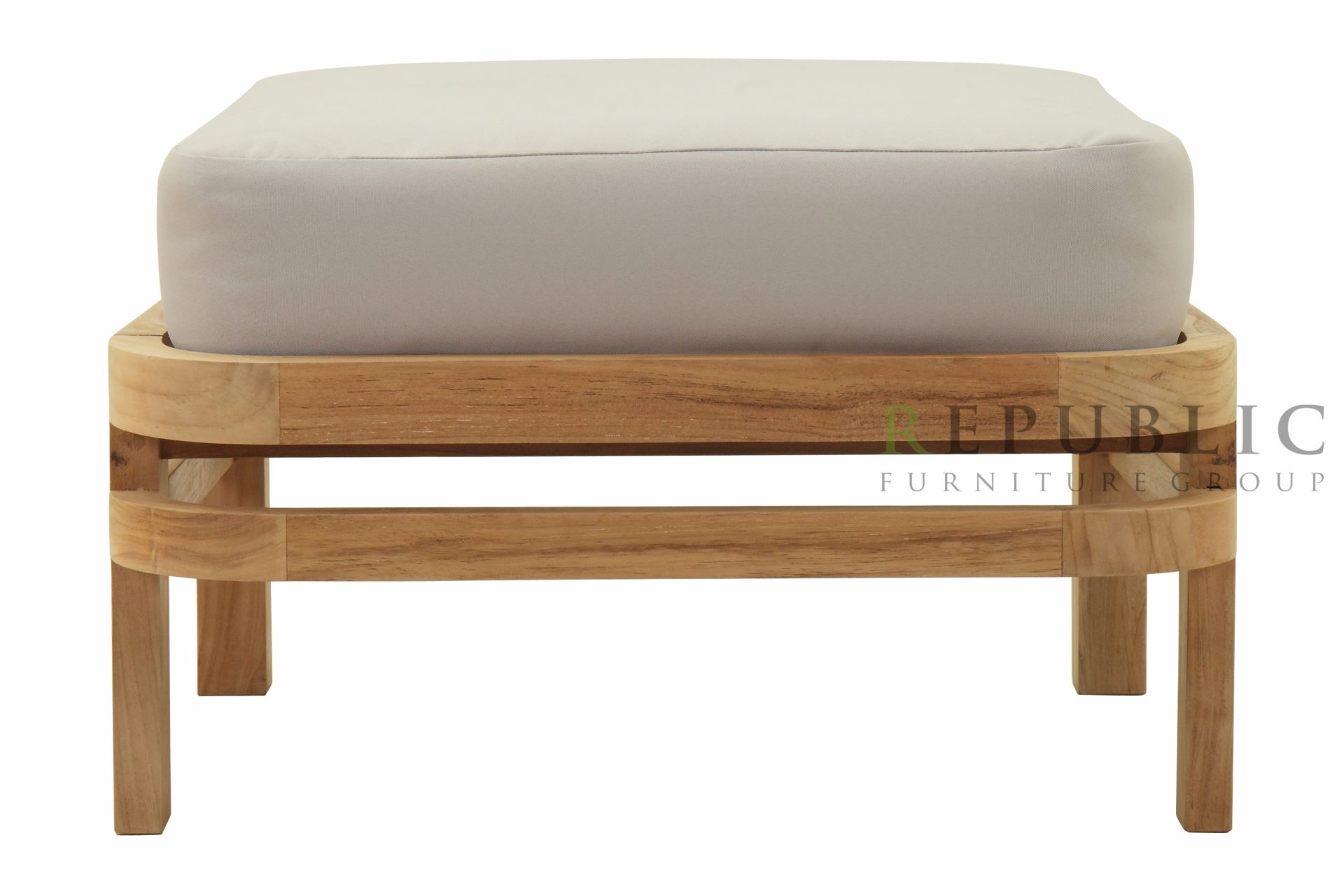 teak ottoman