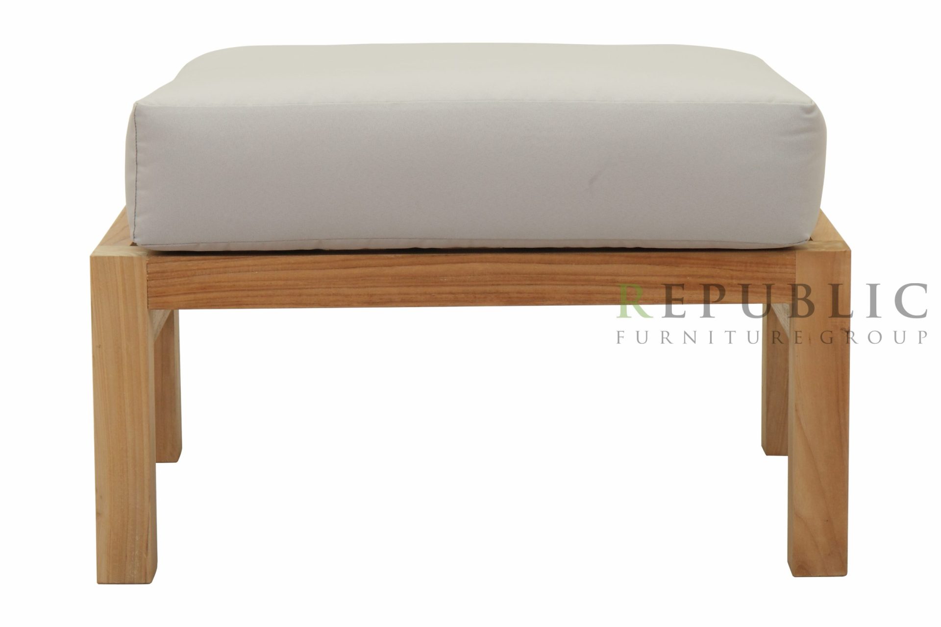 Teak Outdoor Ottoman Vista