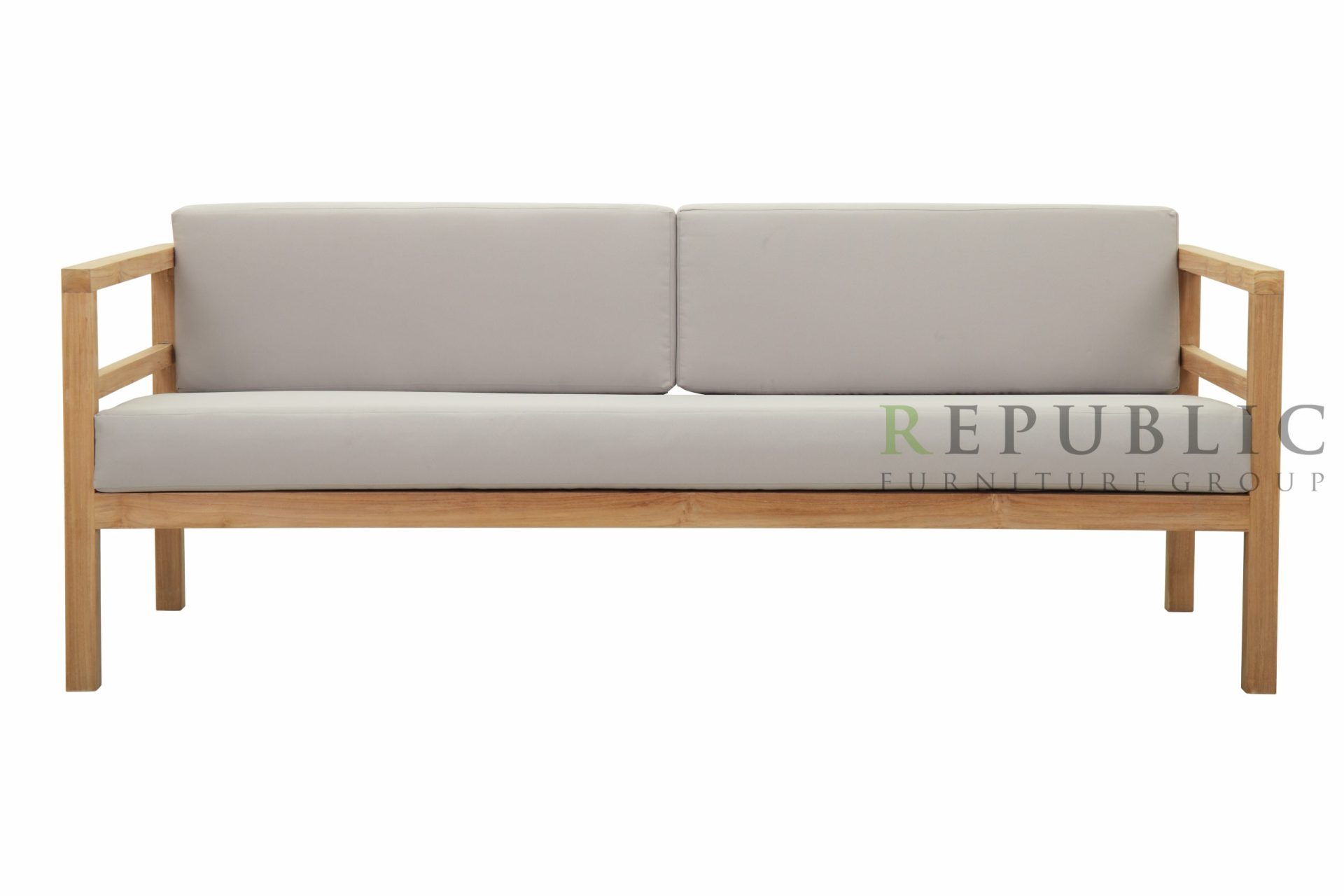 Teak Outdoor Double Deep Seater Sofa Vista