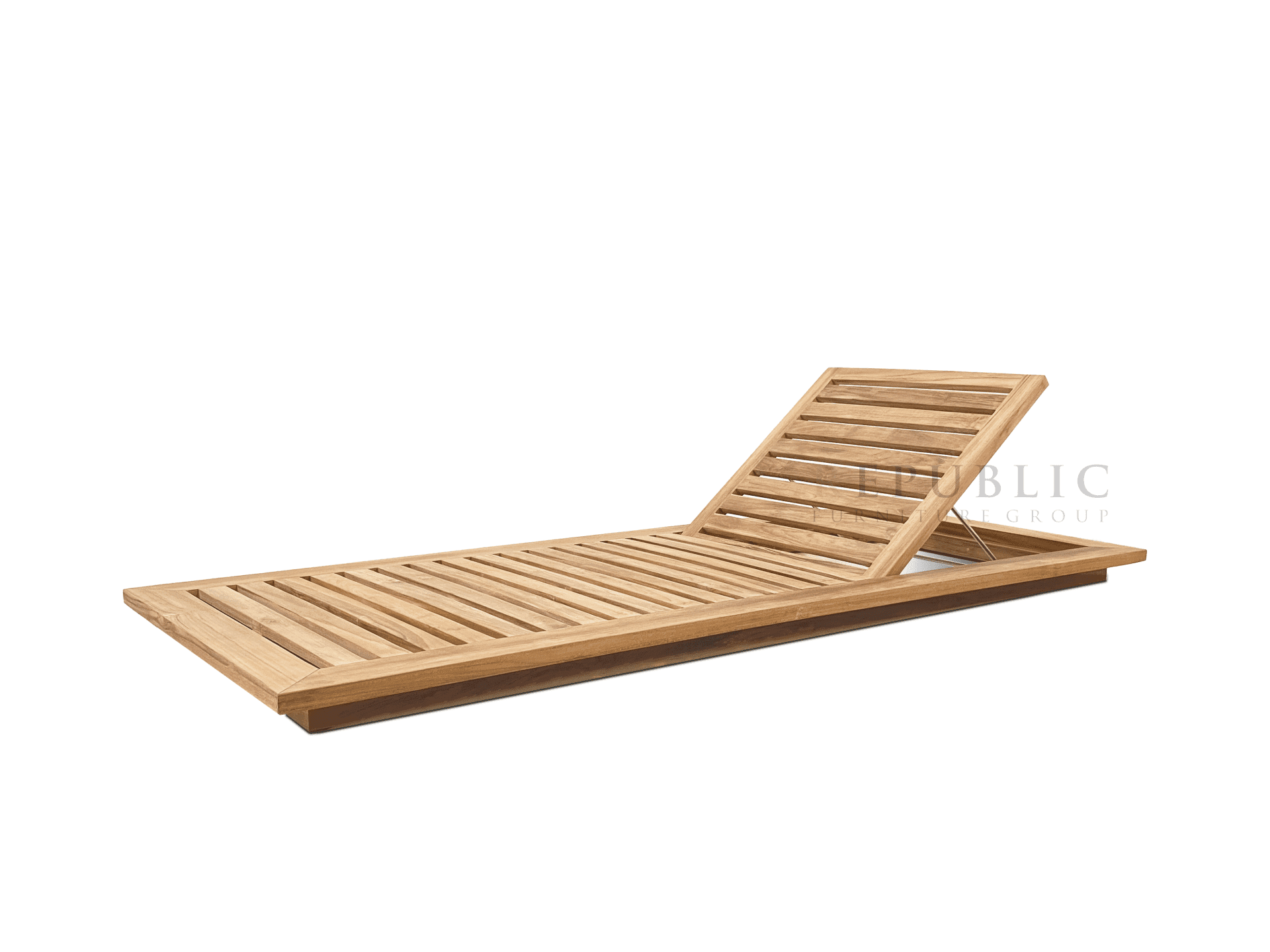 teak outdoor chaise lounge