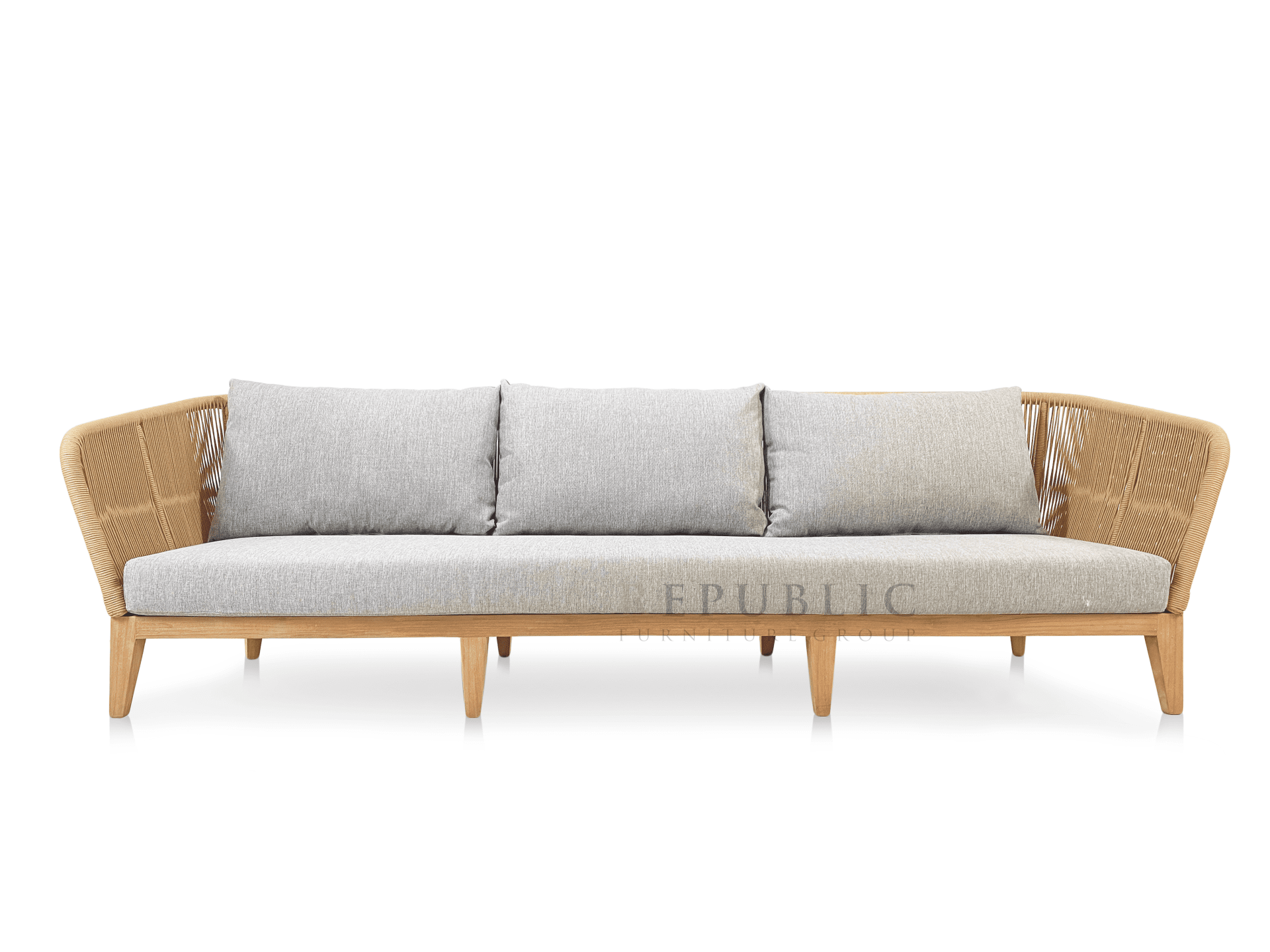 Teak Outdoor Three Seat Deep Seating Anabela