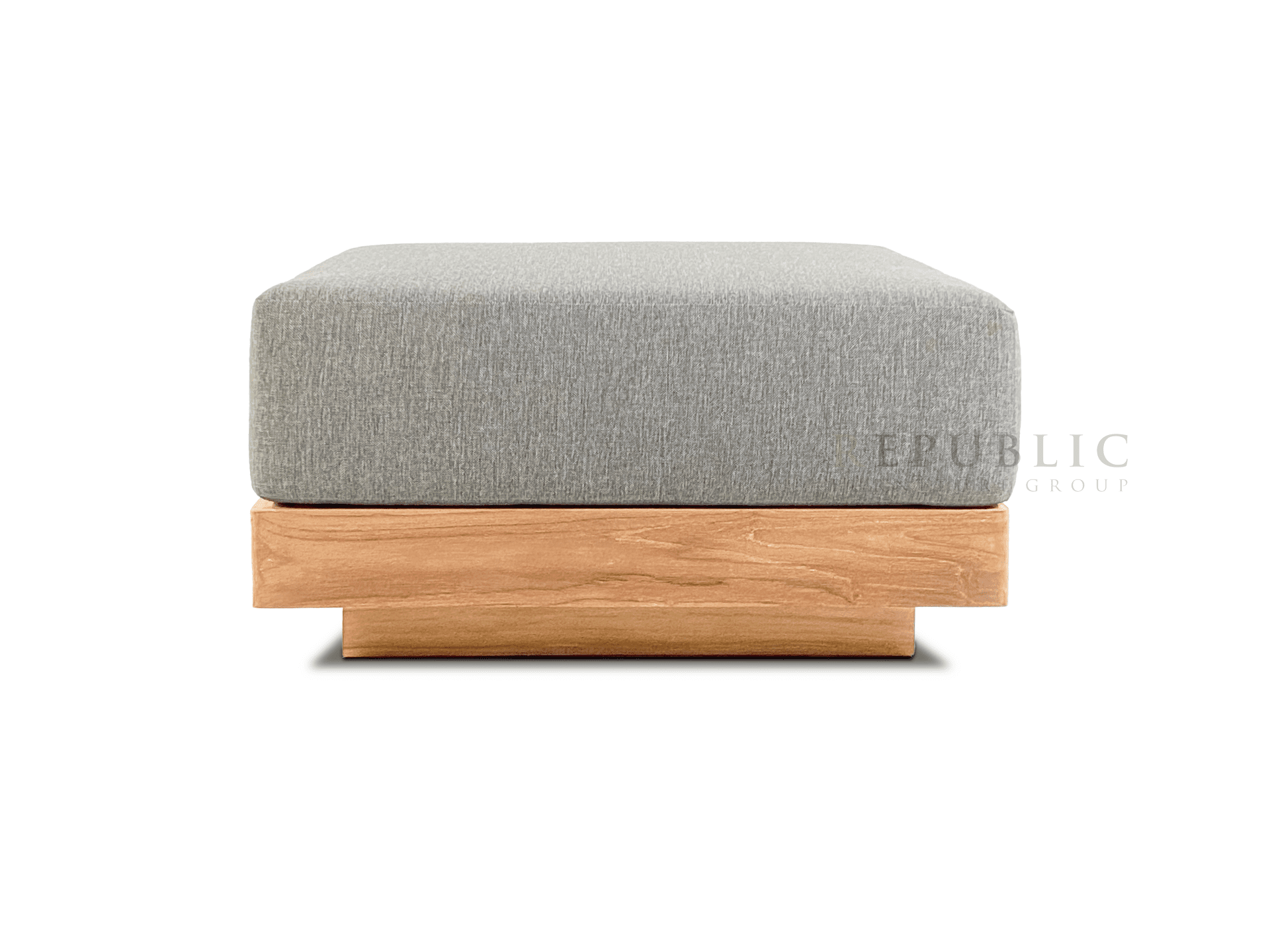 Teak Outdoor Ottoman Calya