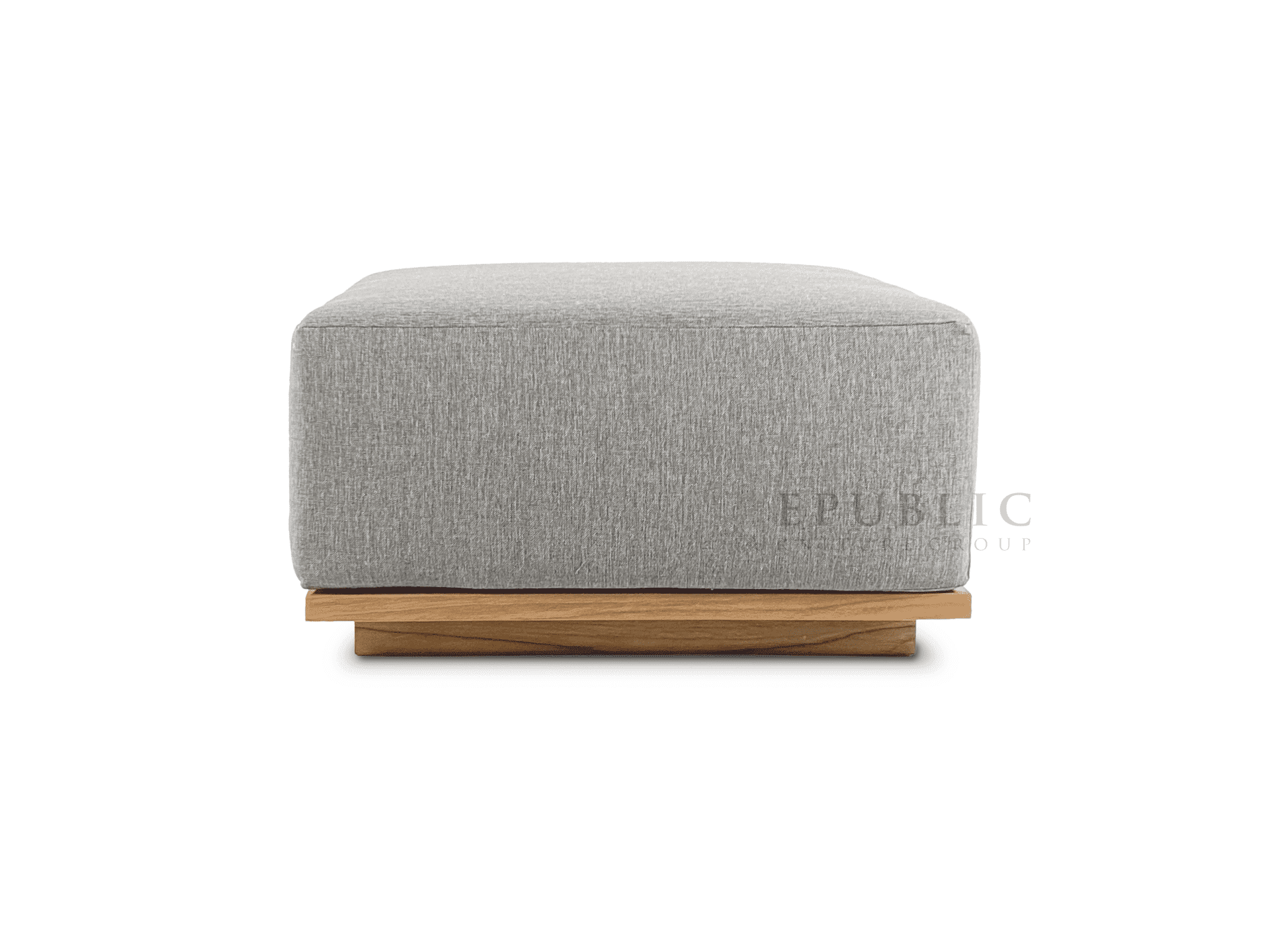 Teak Outdoor Ottoman Ananta