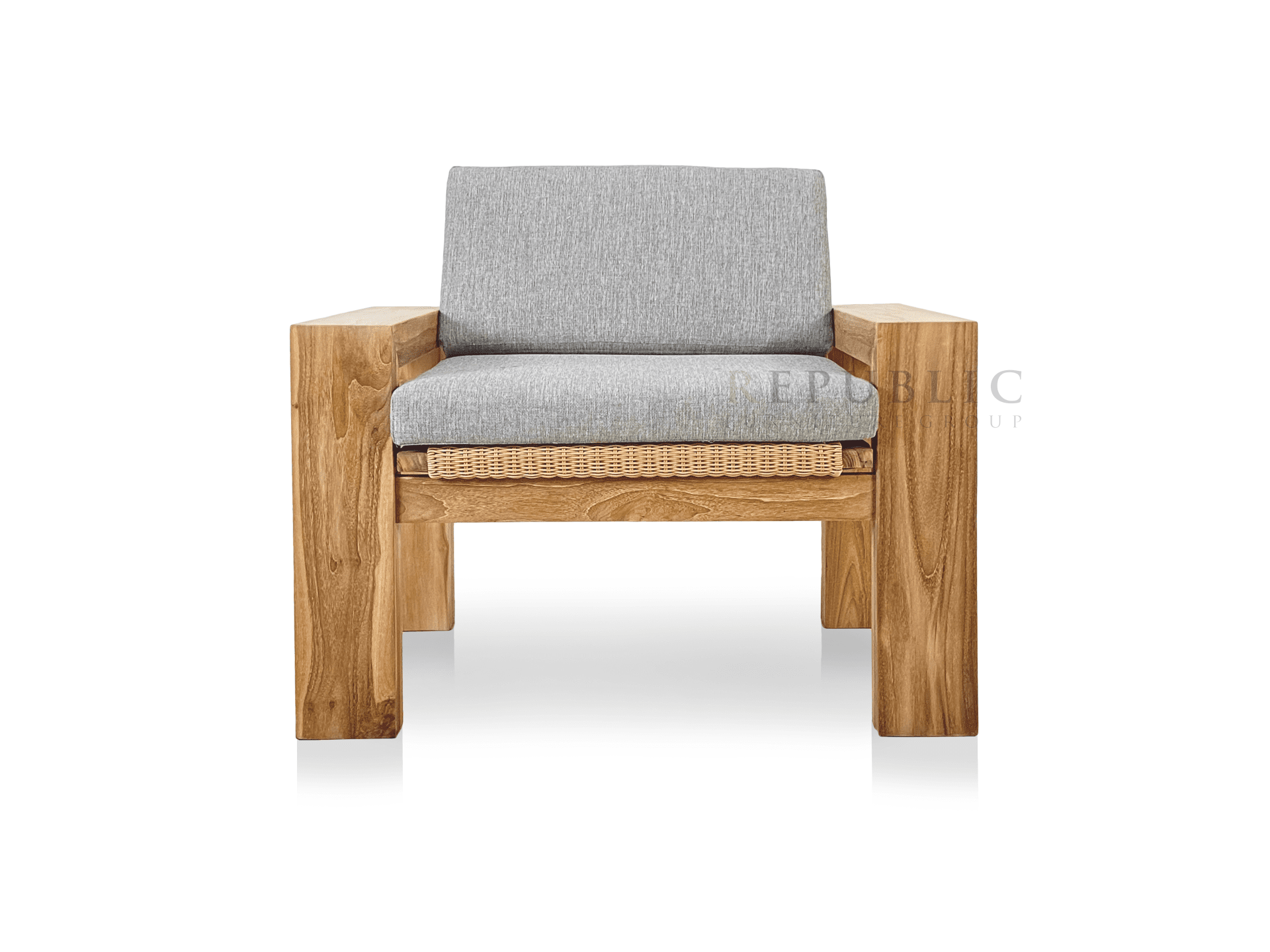 Teak Outdoor Single Deep Seating Dira