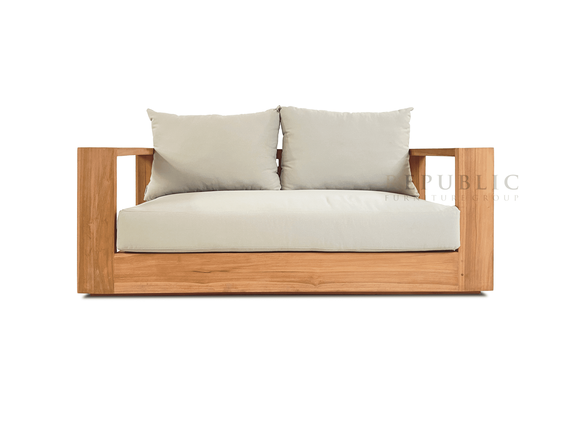 Teak Outdoor Love Seat Deep Seating Kosa