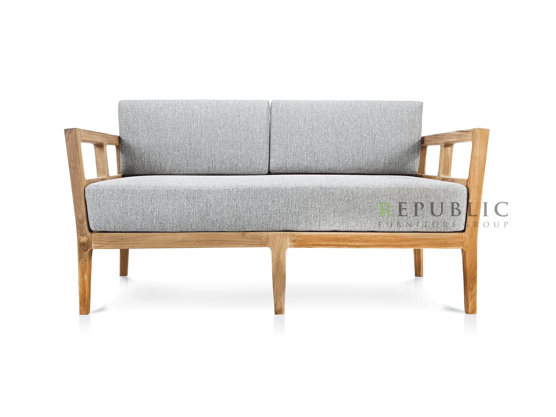 Teak Outdoor Love Seat Deep Seating Higana
