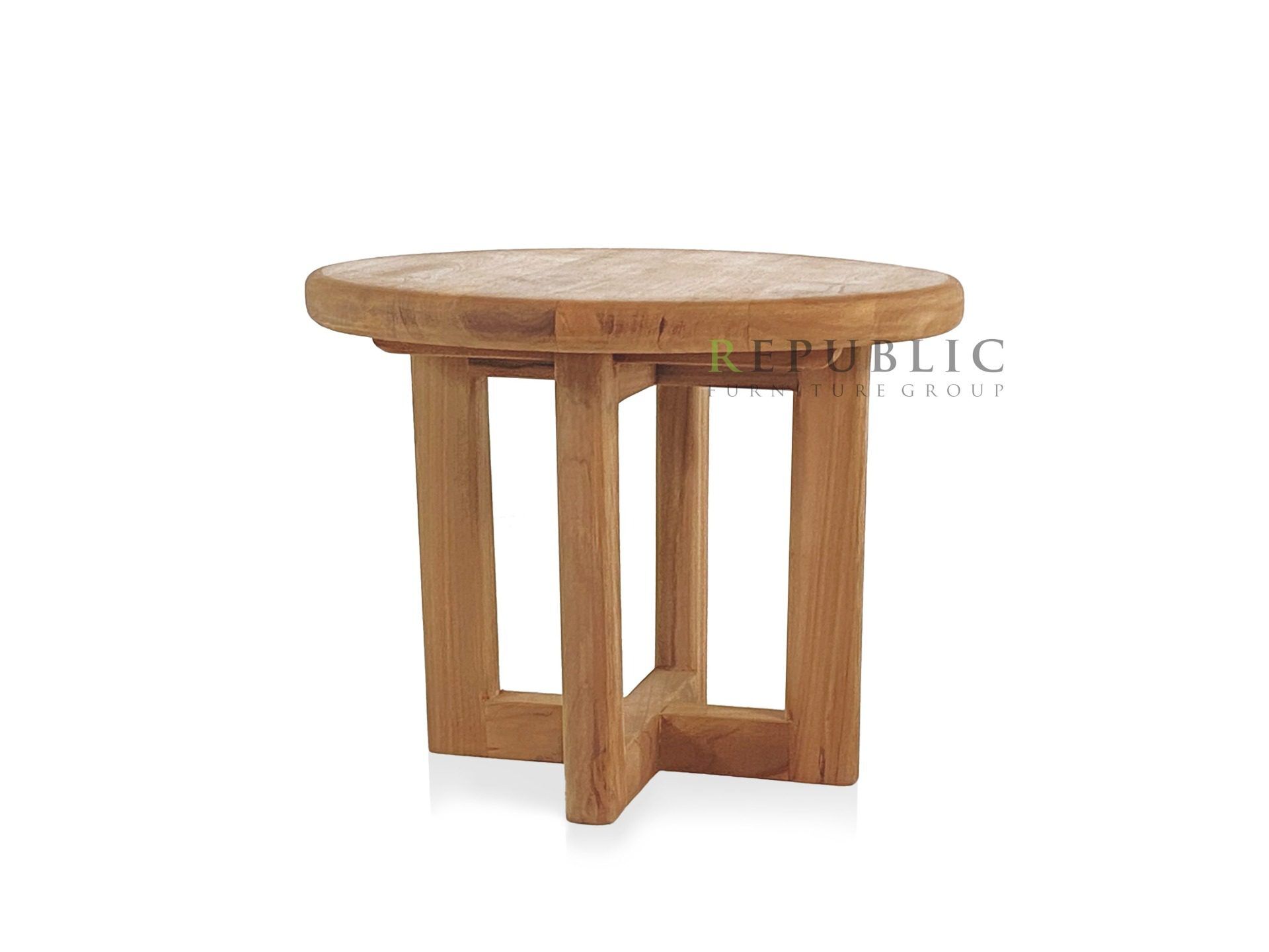 teak side table