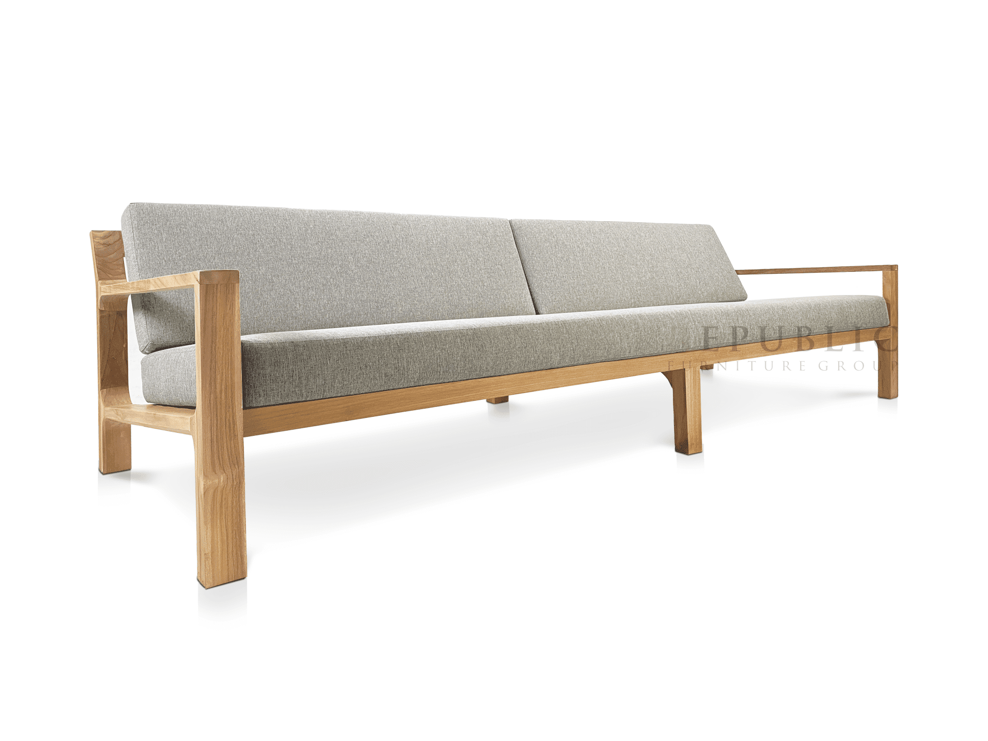 Teak Outdoor Three Seat Deep Seating Higana