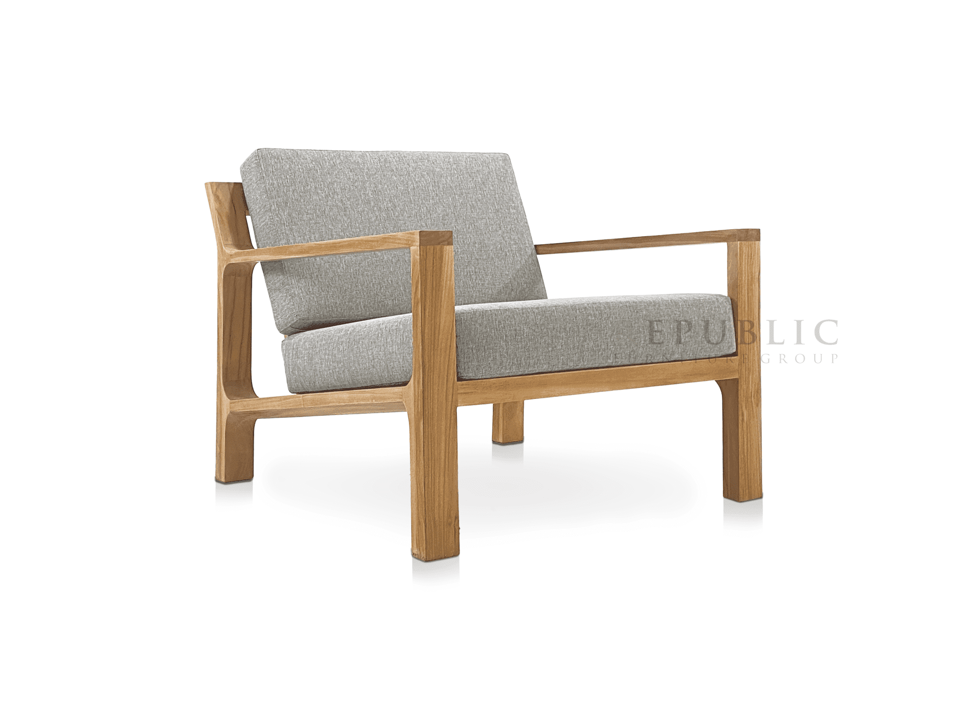 Teak Outdoor Single Deep Seating Higana