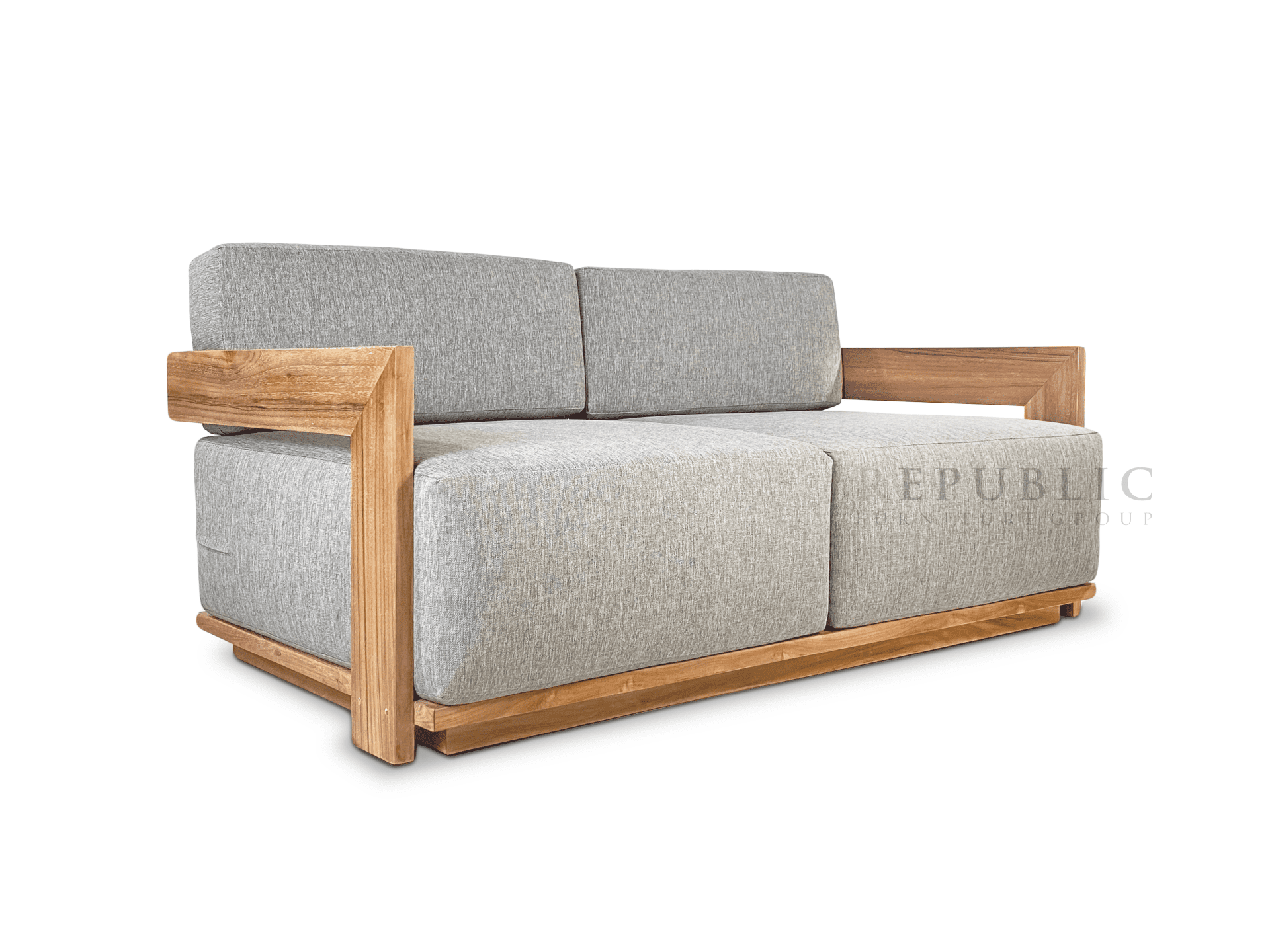 teak outdoor loveseat