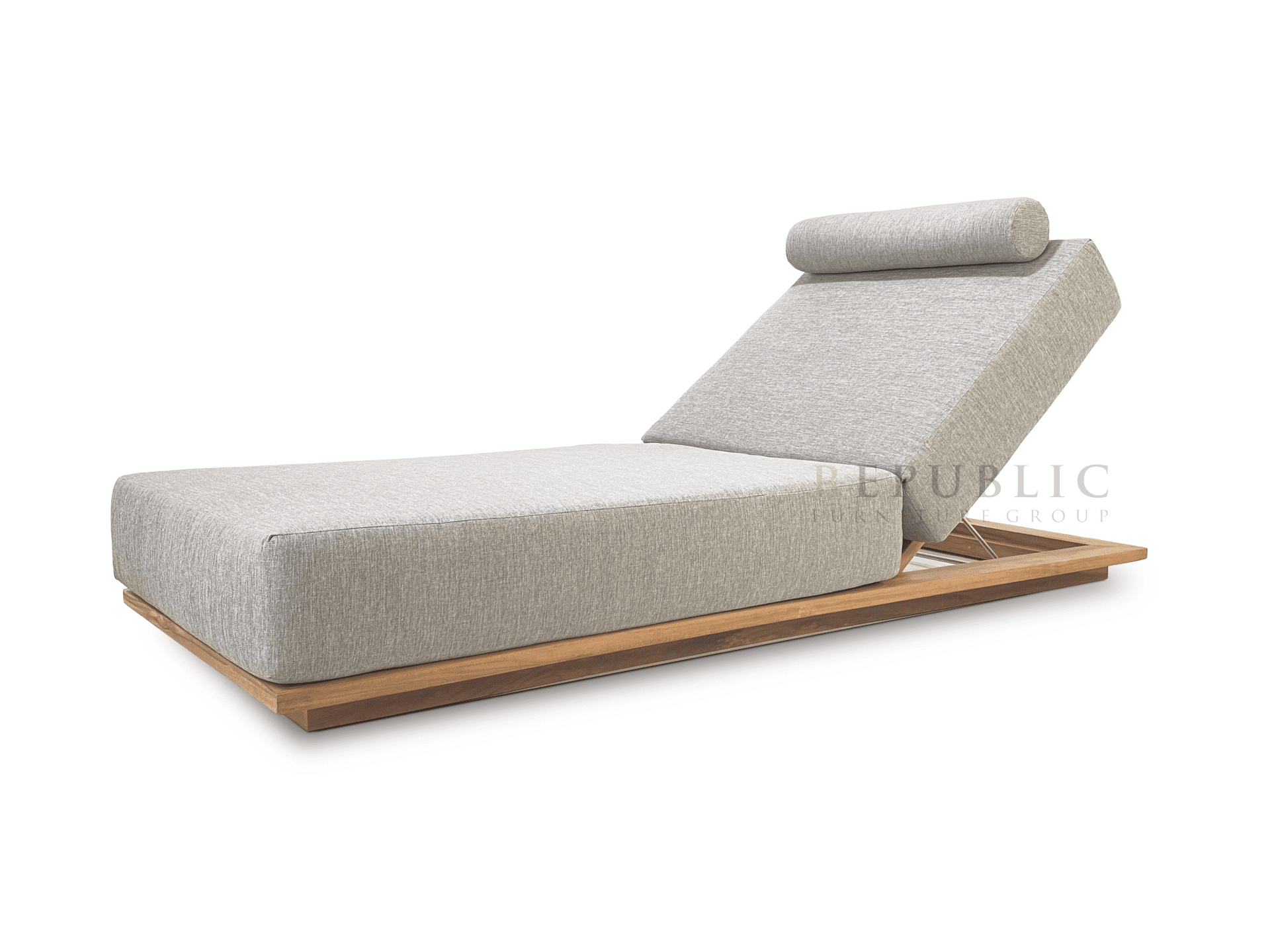 teak outdoor chaise lounge