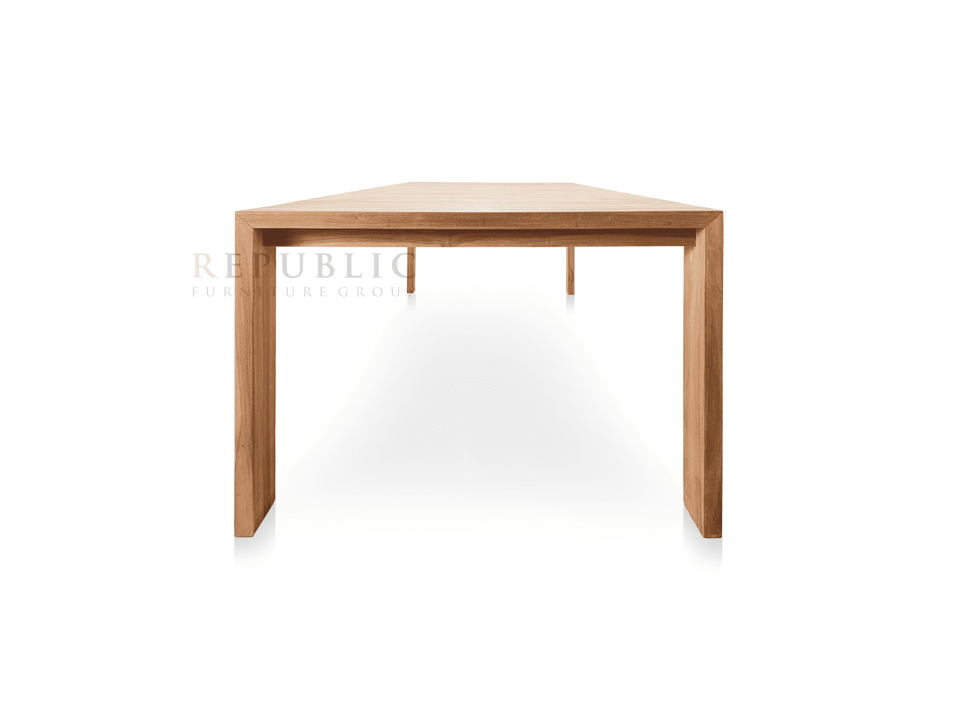 teak outdoor dining table