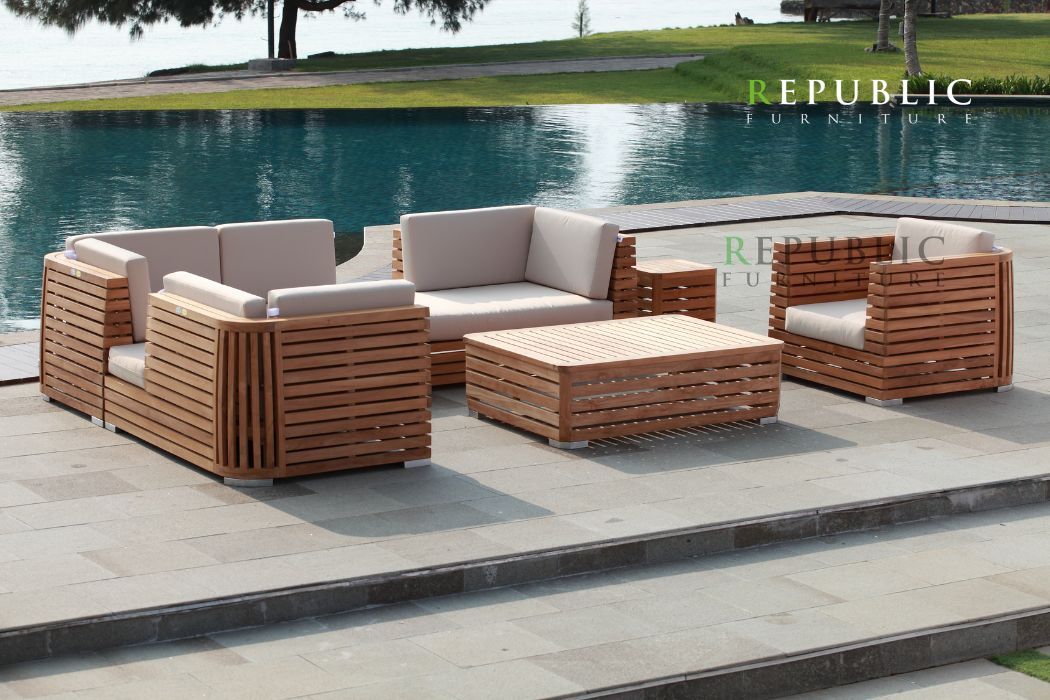 teak wood patio set picardi outdoor
