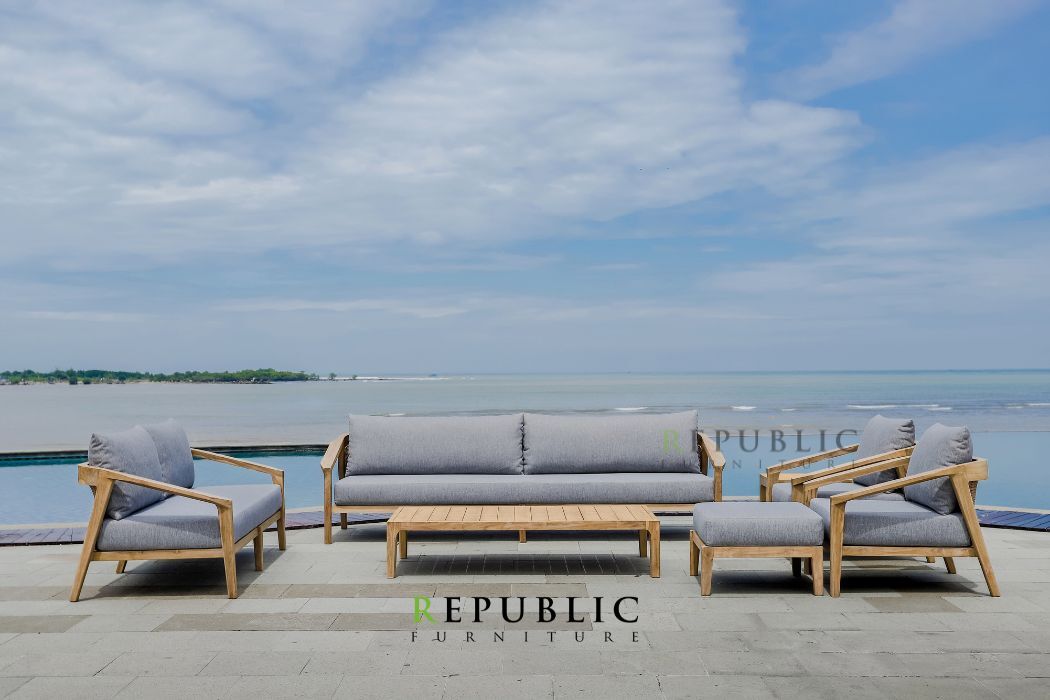 teak wood patio furniture set dala outdoor