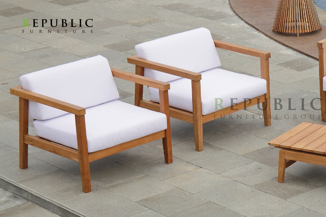 outdoor sofa teak