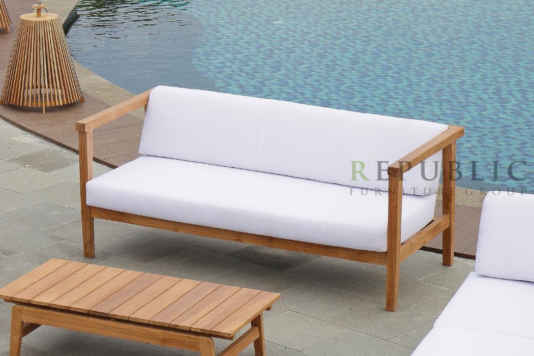 outdoor sofa teak