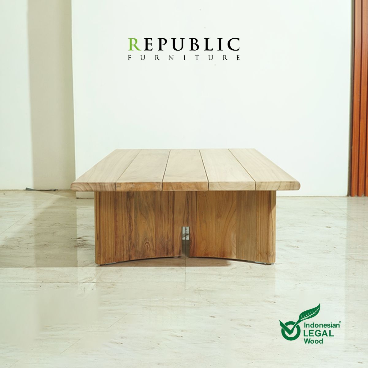 teak indoor coffee table