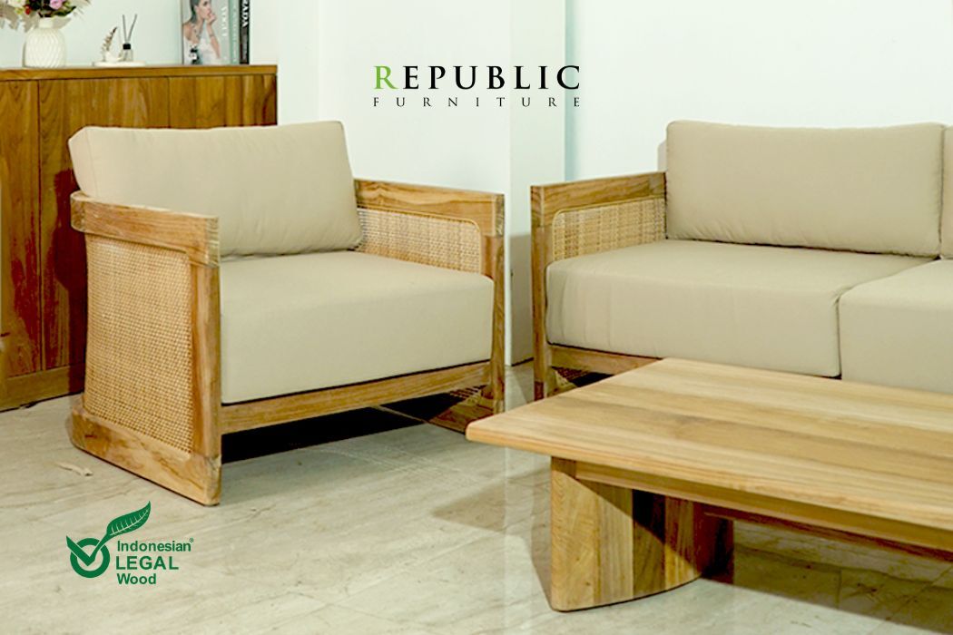 teak indoor sofa set