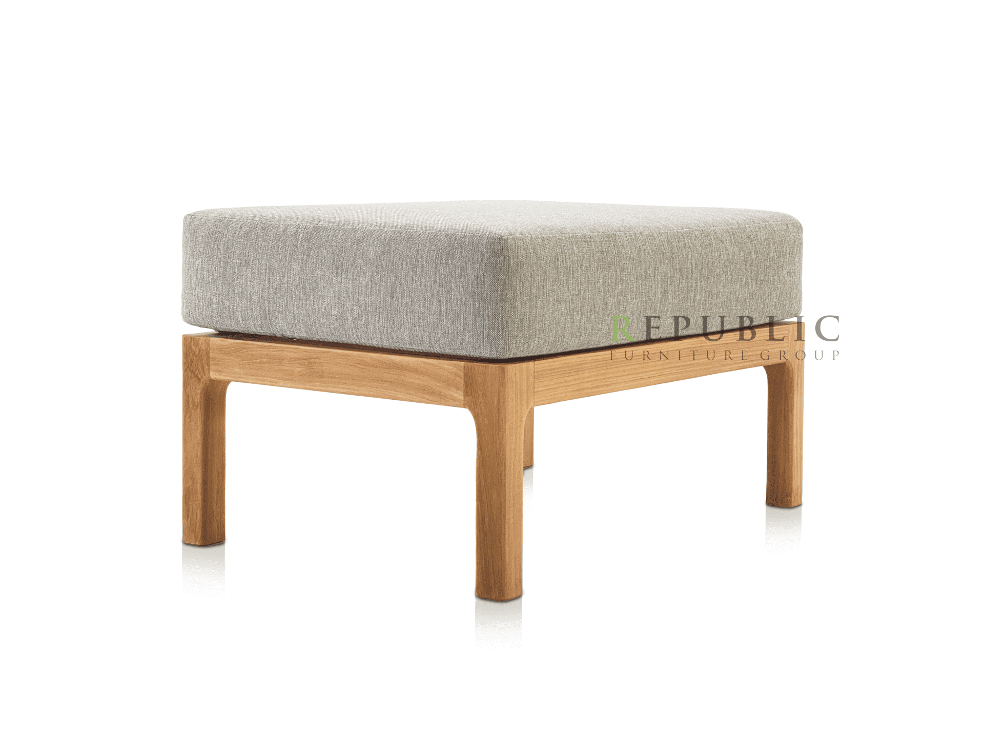 teak ottoman