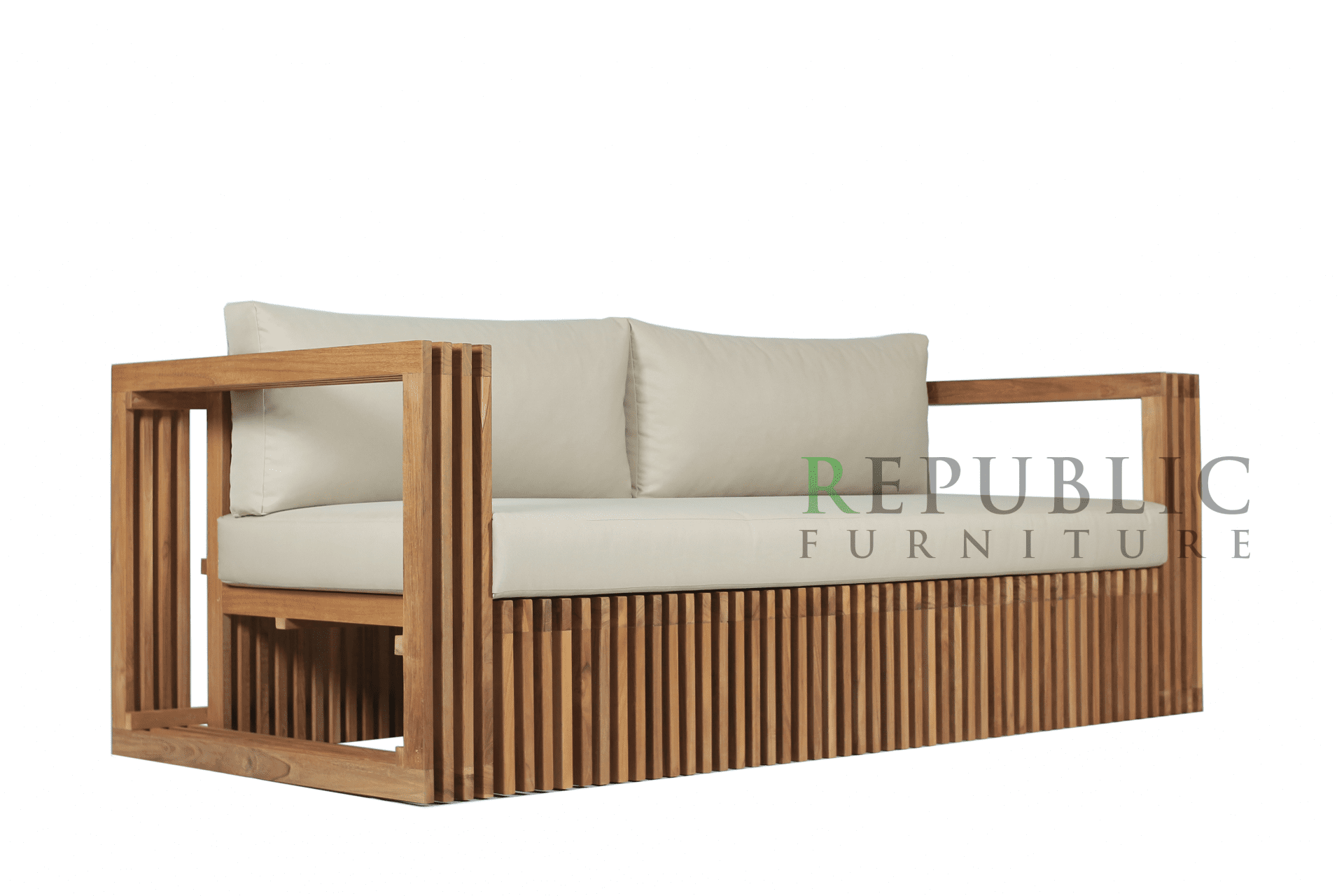 teak outdoor loveseat
