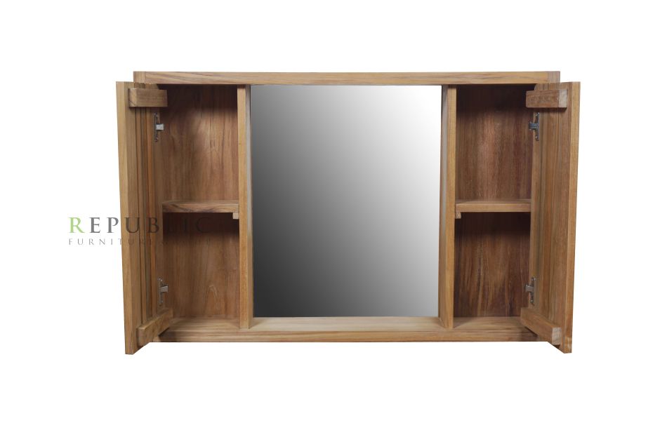 teak mirror