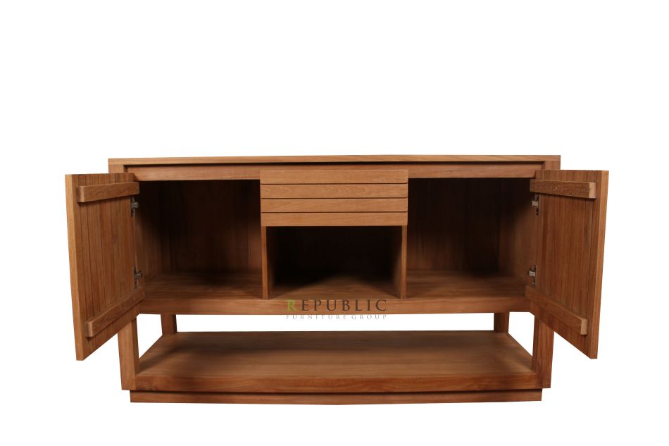 teak vanity